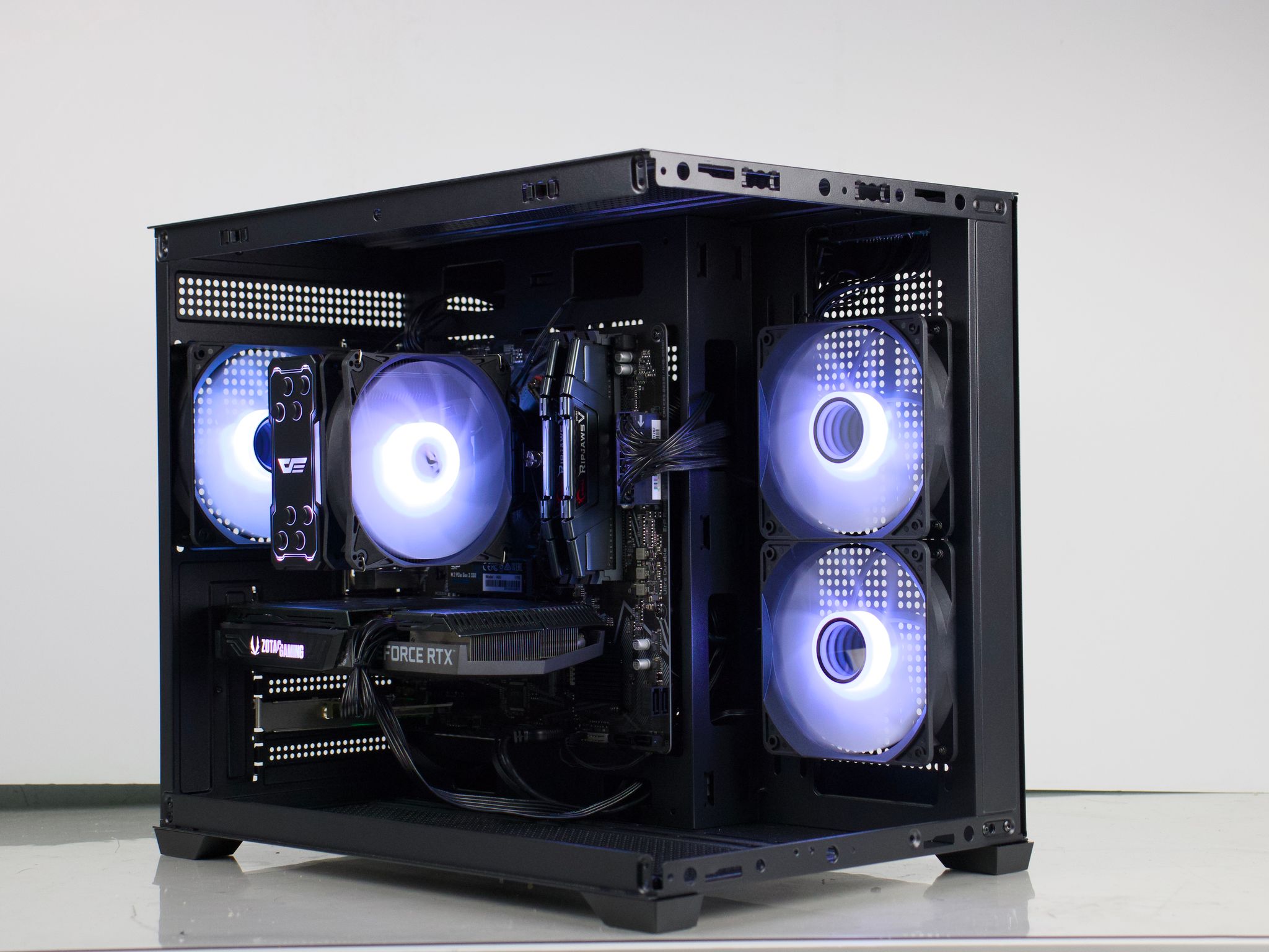 RGB Gaming PC 🔥RTX 3070, Ryzen 5 5500, 16GB RAM, 1TB NVMe SSD, WiFi, BlueTooth 🔥 1440P/1080P Beast