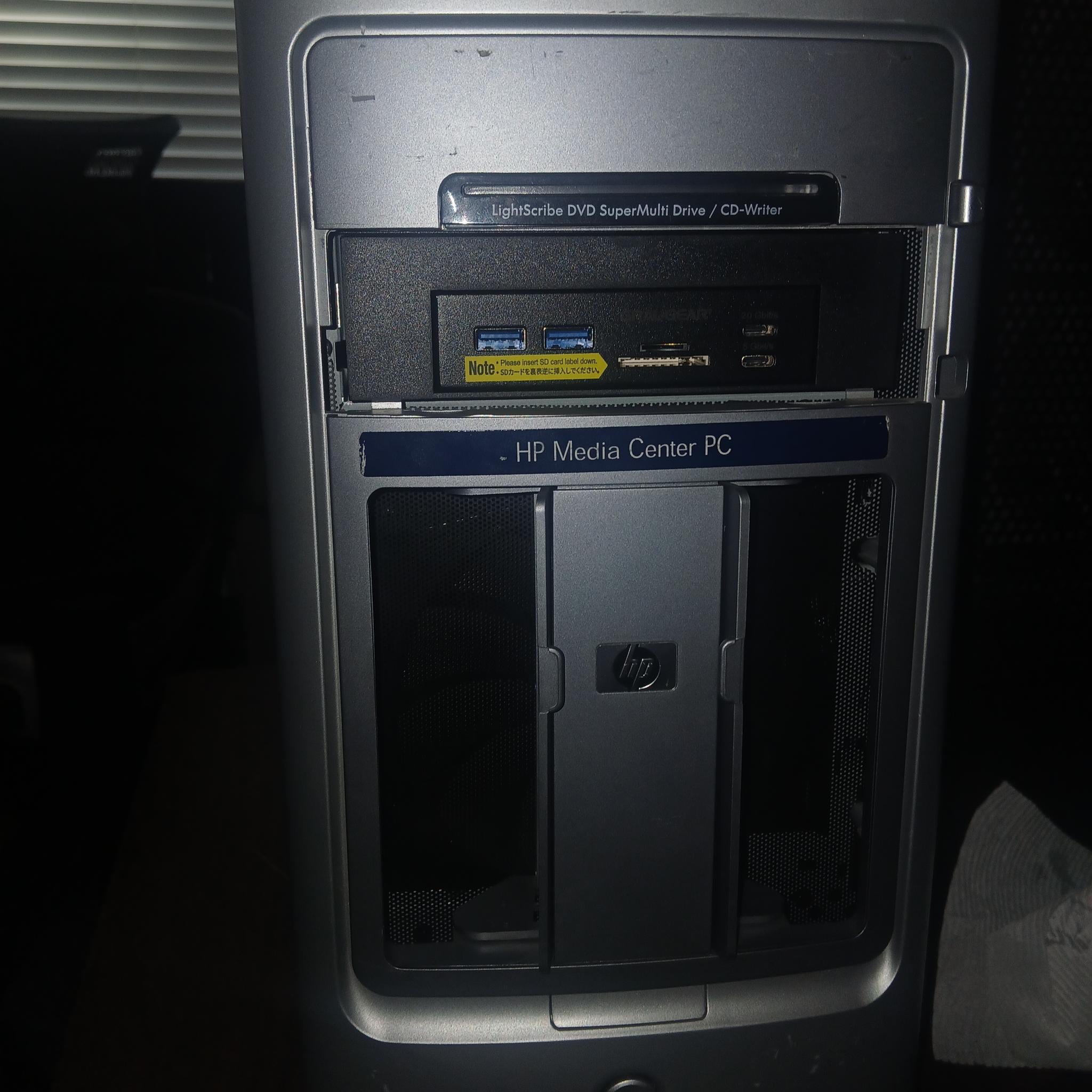 Custom Vintage HP Media Center "Sleeper" Gaming PC