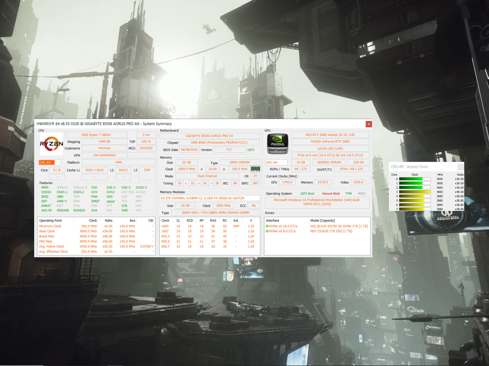 AMD Ryzen 7 5800X Processor