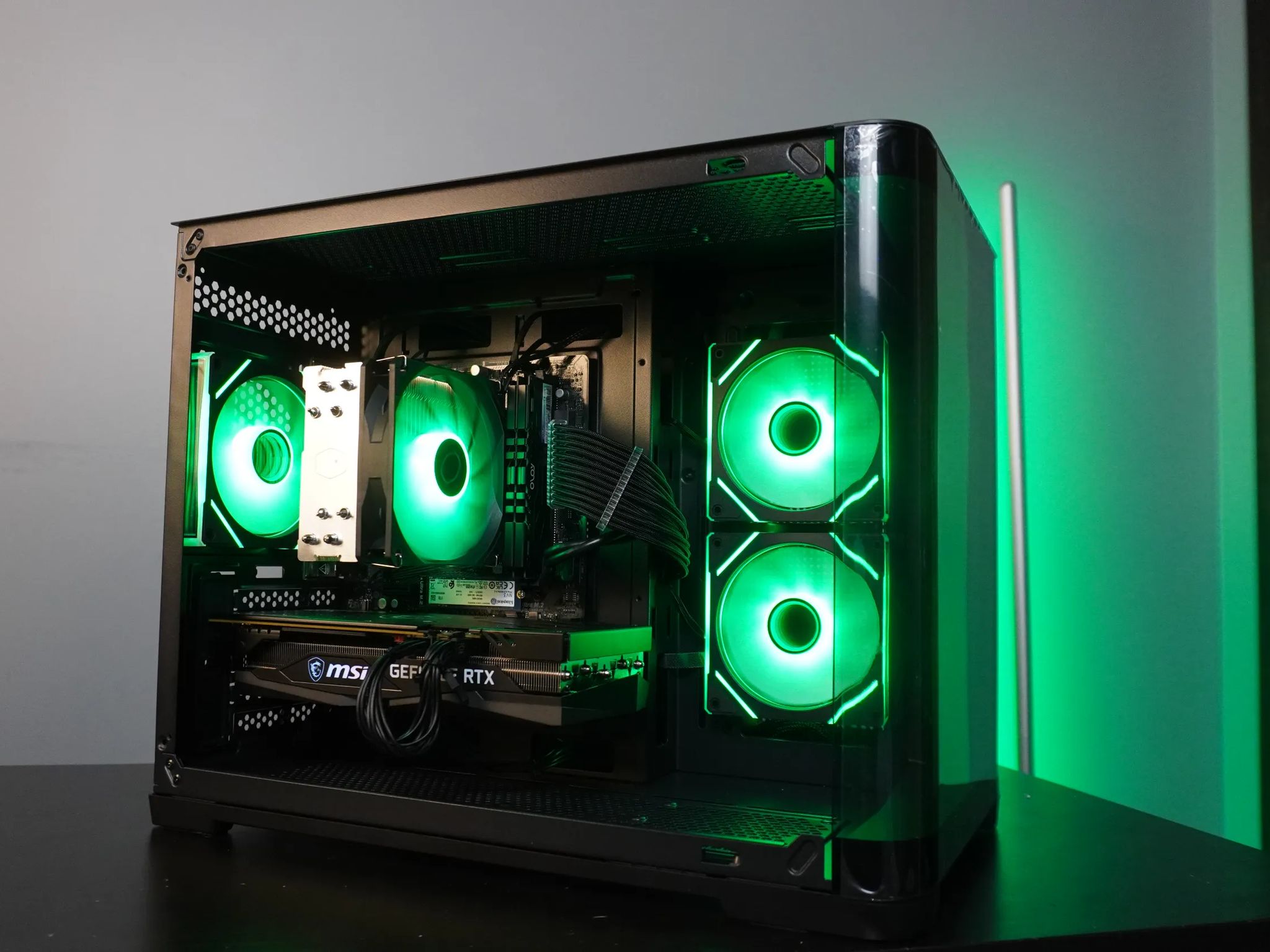 🖤STEALTH🖤 MACHINE 💚RTX 3060ti 🧡Ryzen 5 5600 | 1TB NVME | 32GB DDR4 | WIFI