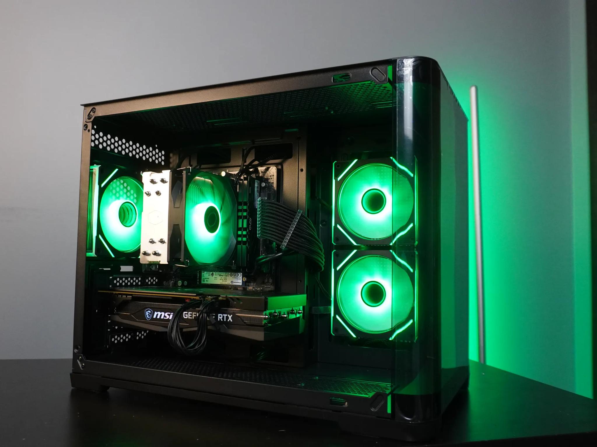 🖤STEALTH🖤 MACHINE 💚RTX 3060ti 🧡Ryzen 5 5600 | 1TB NVME | 32GB DDR4 | WIFI