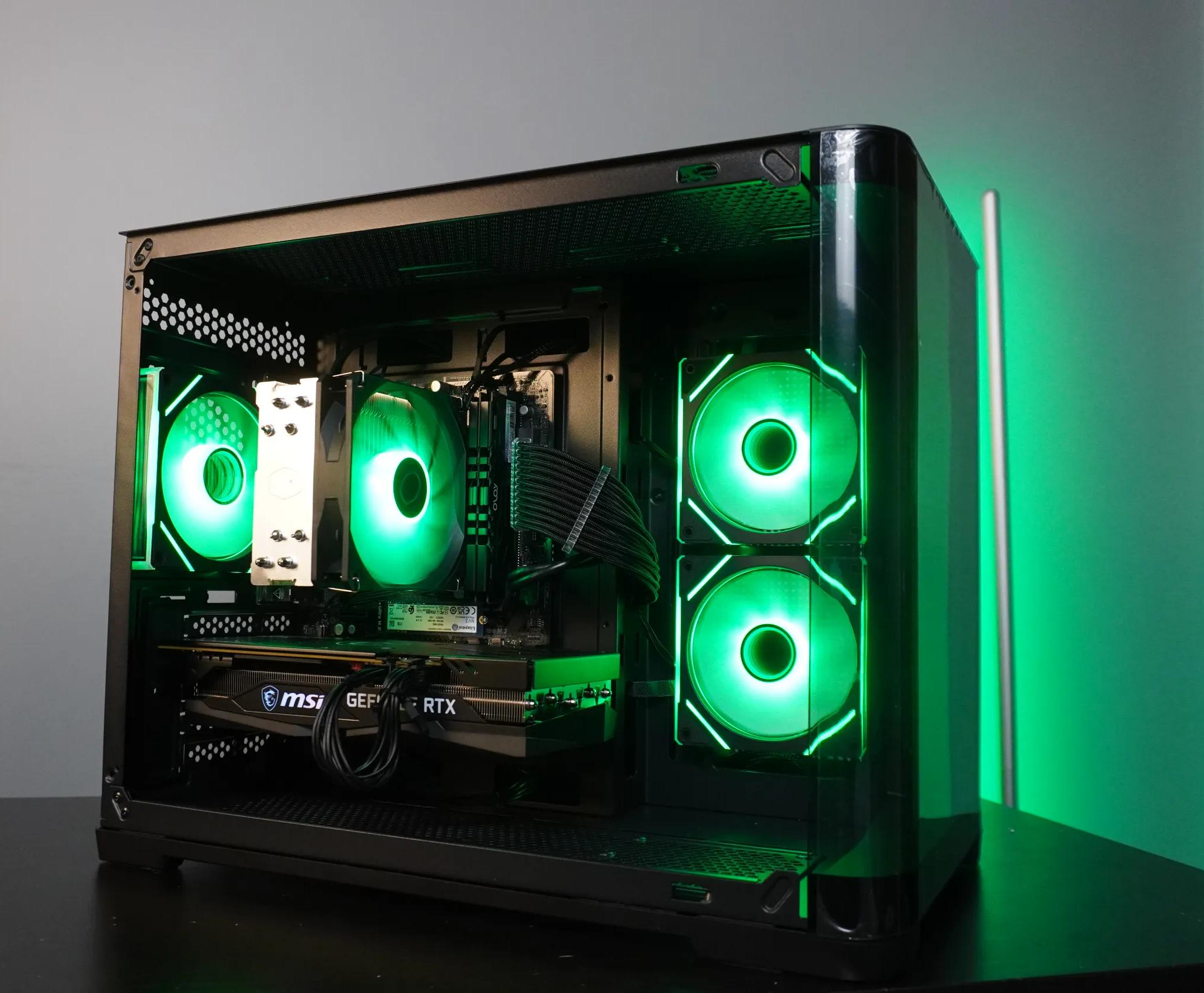 🖤STEALTH🖤 MACHINE 💚RTX 3060ti 🧡Ryzen 5 5600 | 1TB NVME | 32GB DDR4 | WIFI