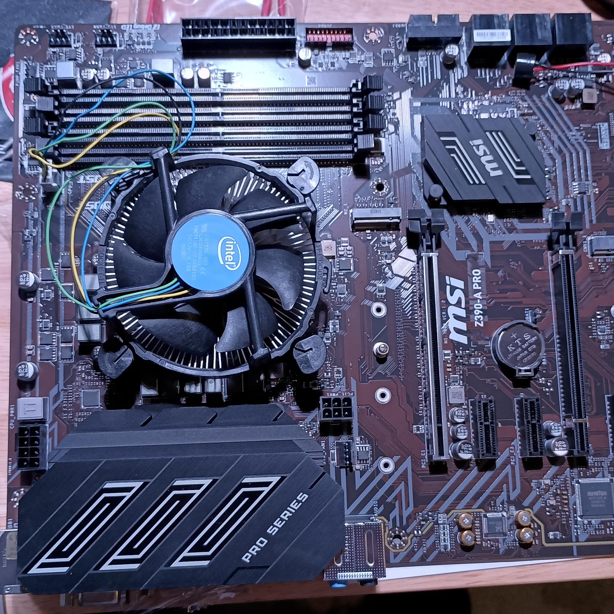 MSI Z390-A Pro Motherboard + CPU