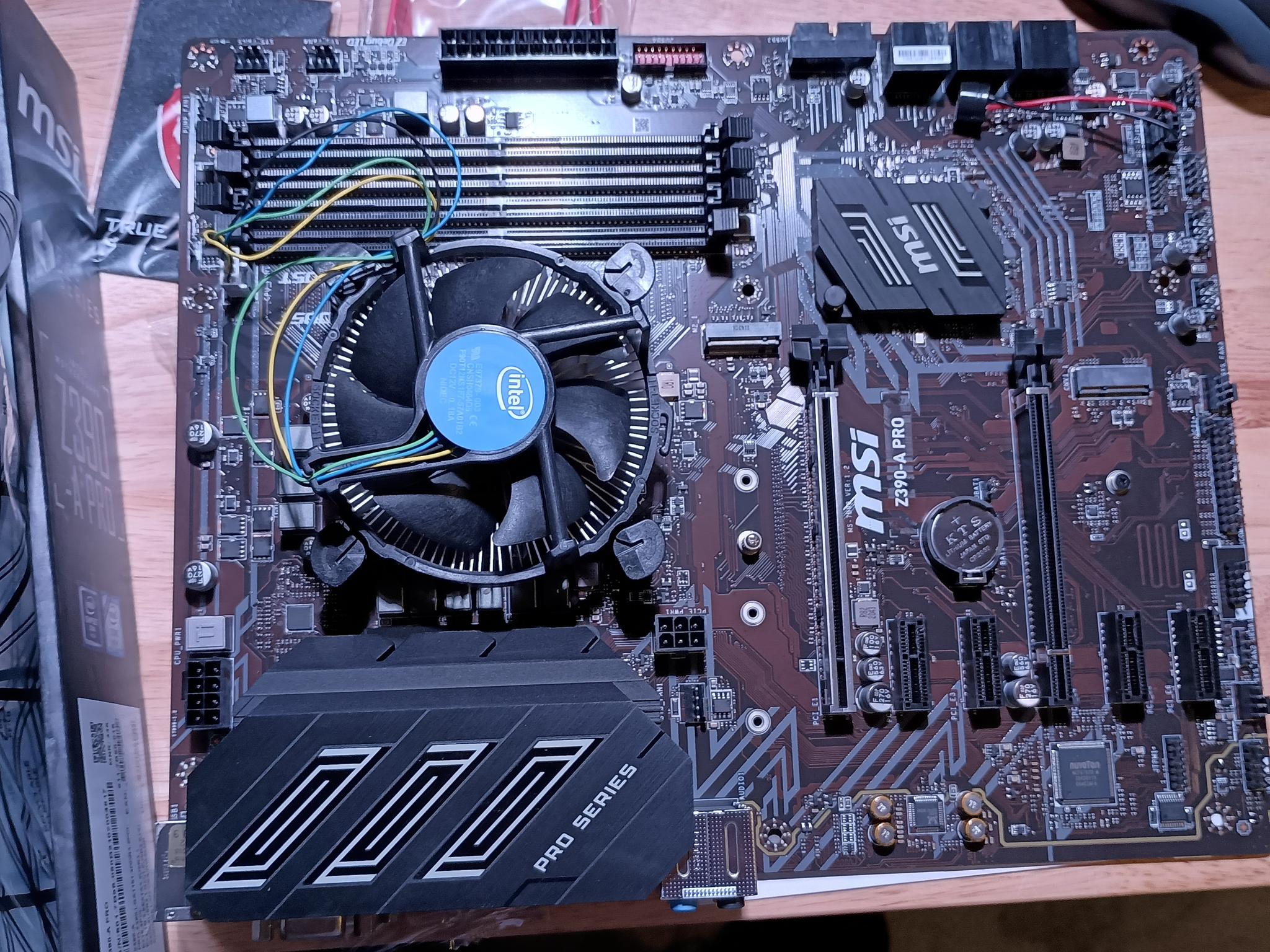 MSI Z390-A Pro Motherboard + CPU