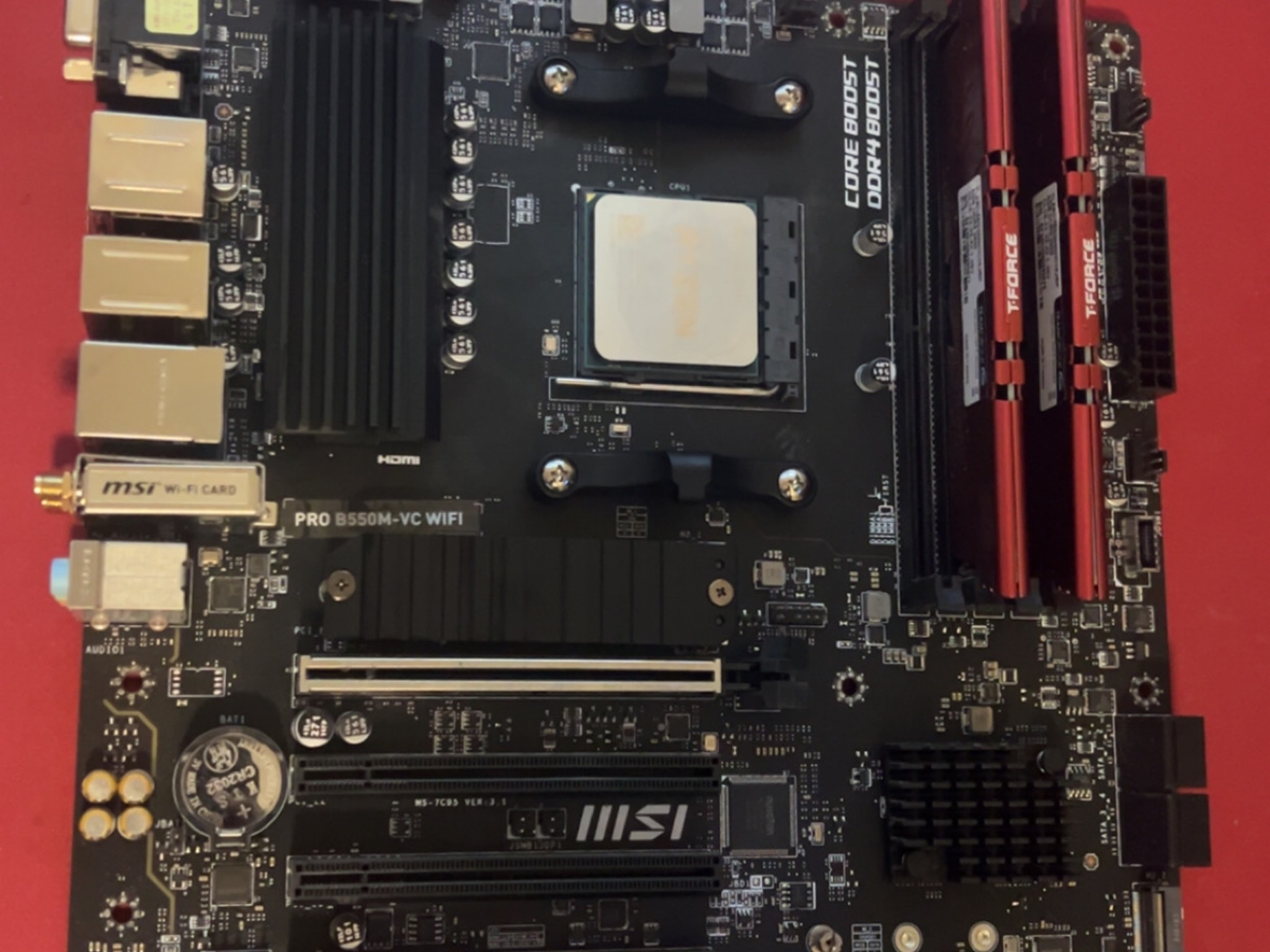 Ryzen 5 Gaming Combo – 5500 CPU / 16GB RAM / B550 WiFi