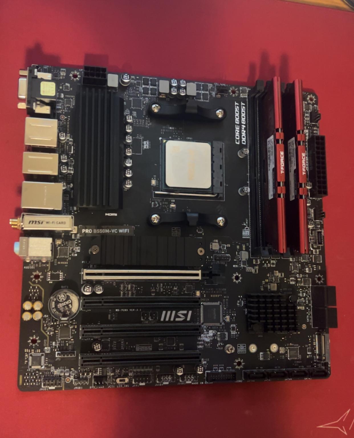 Ryzen 5 Gaming Combo – 5500 CPU / 16GB RAM / B550 WiFi