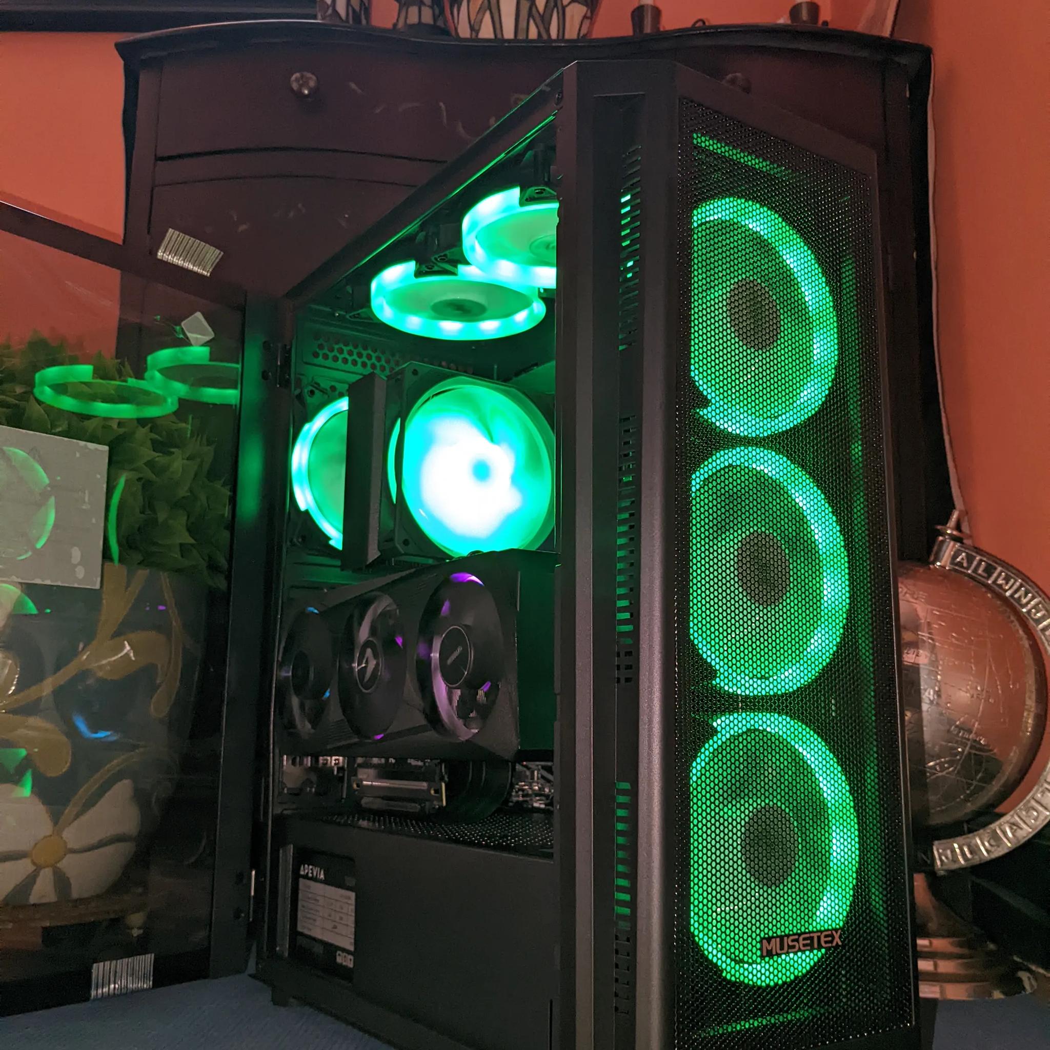 ⚫️Nightshade| RTX 3060TI | Ryzen 5@4GHz| 32GB DDR4 RAM| 1TB NVMe SSD| Windows 11