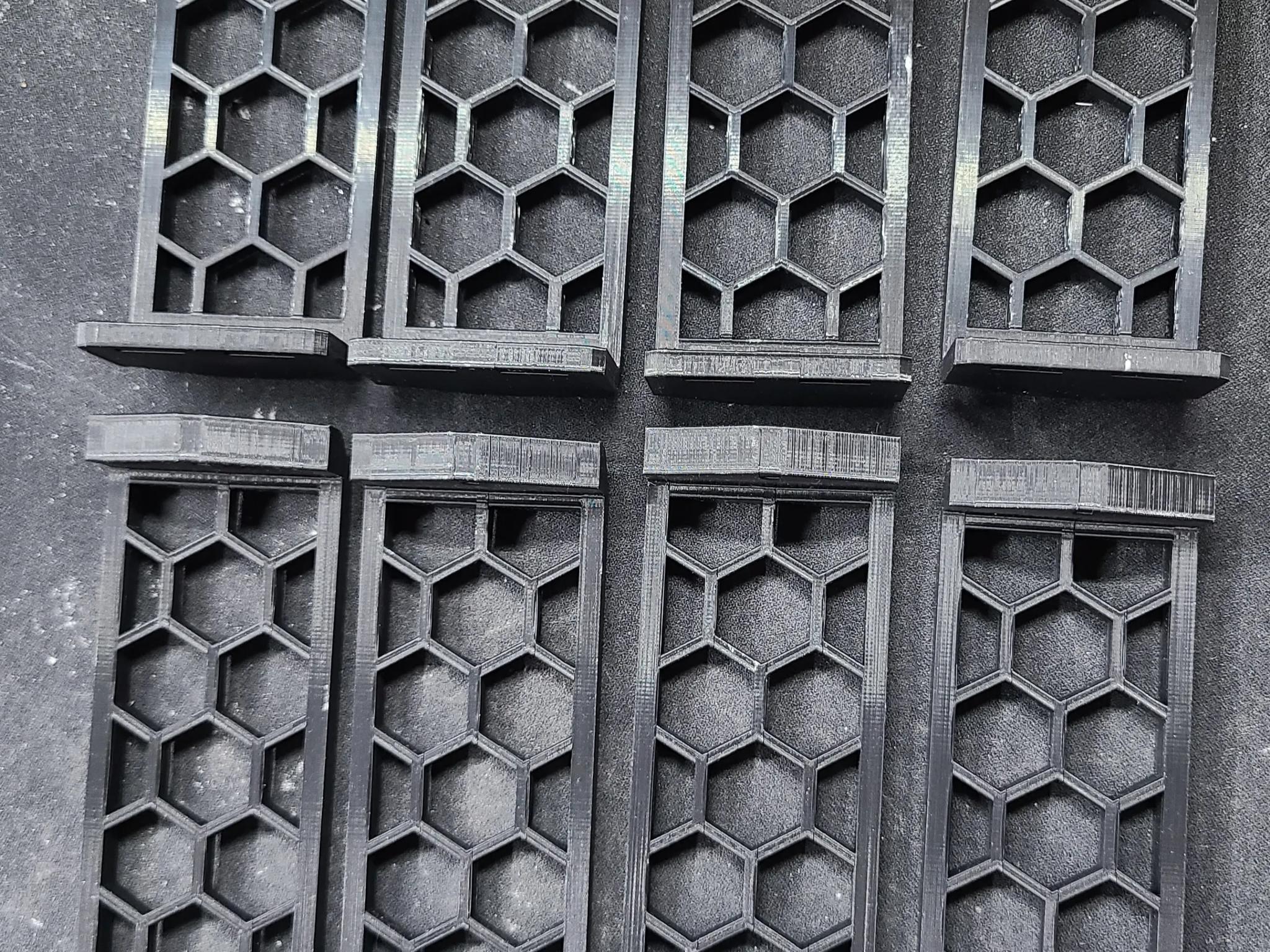 Hexagonal GPU Wire Rack Hangers (8)