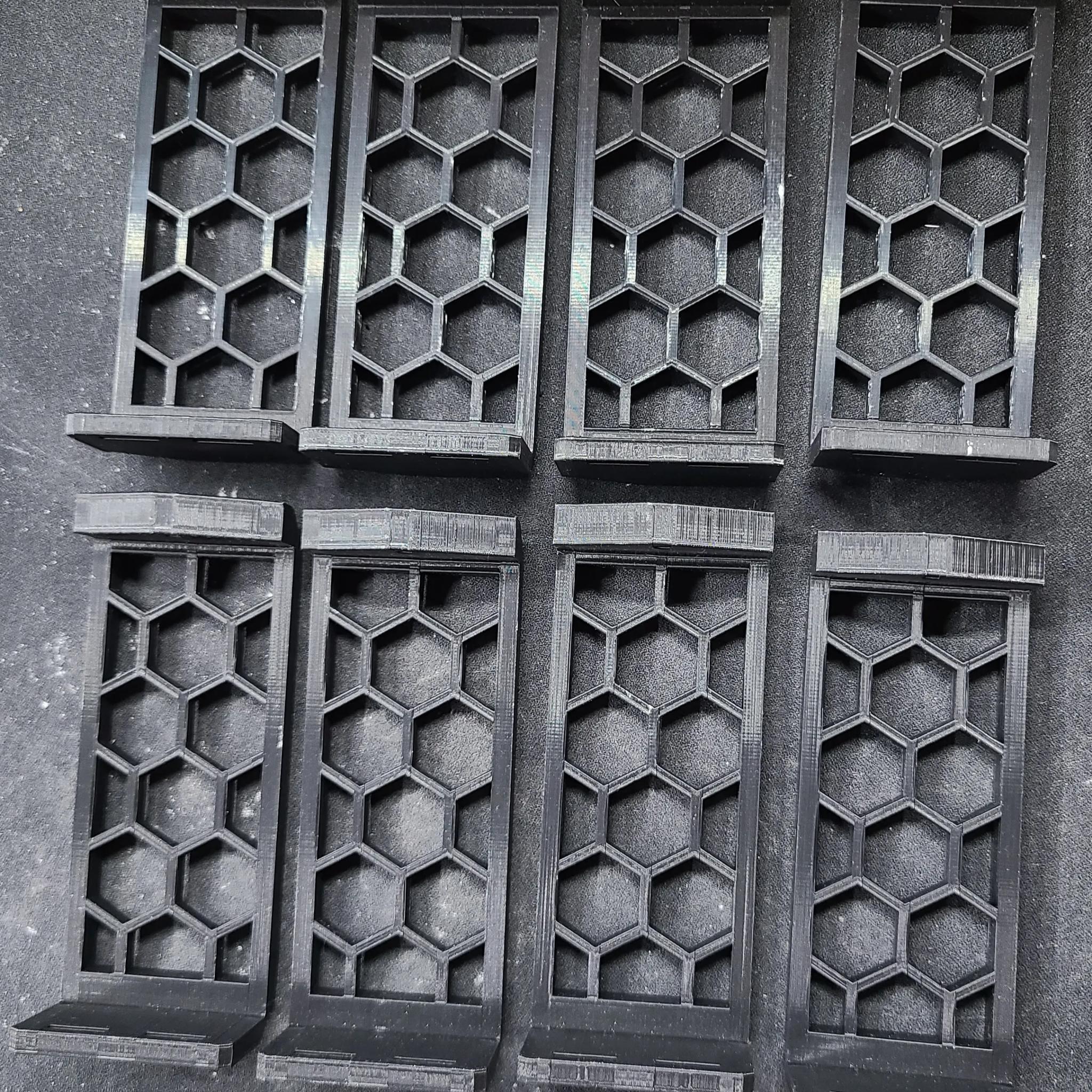 Hexagonal GPU Wire Rack Hangers (8)