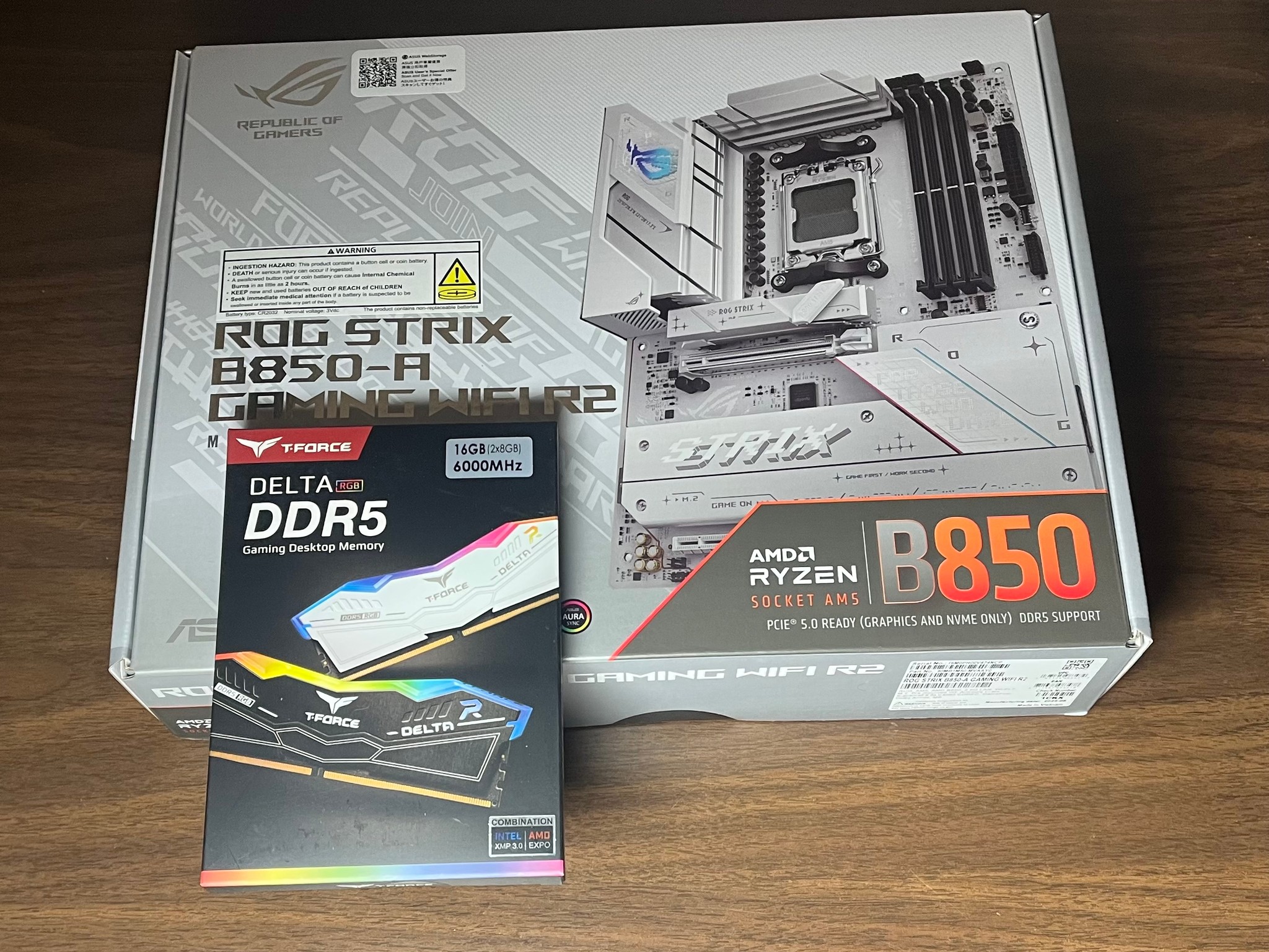 ROG STRIX B850-A Gaming WiFi | 16GB DDR5 6000 | Brand New!!!