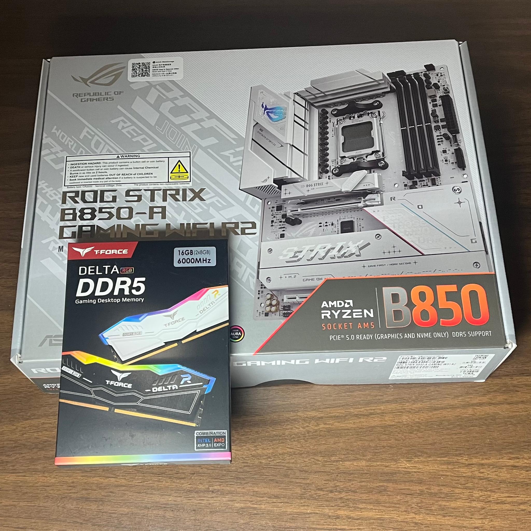ROG STRIX B850-A Gaming WiFi | 16GB DDR5 6000 | Brand New!!!