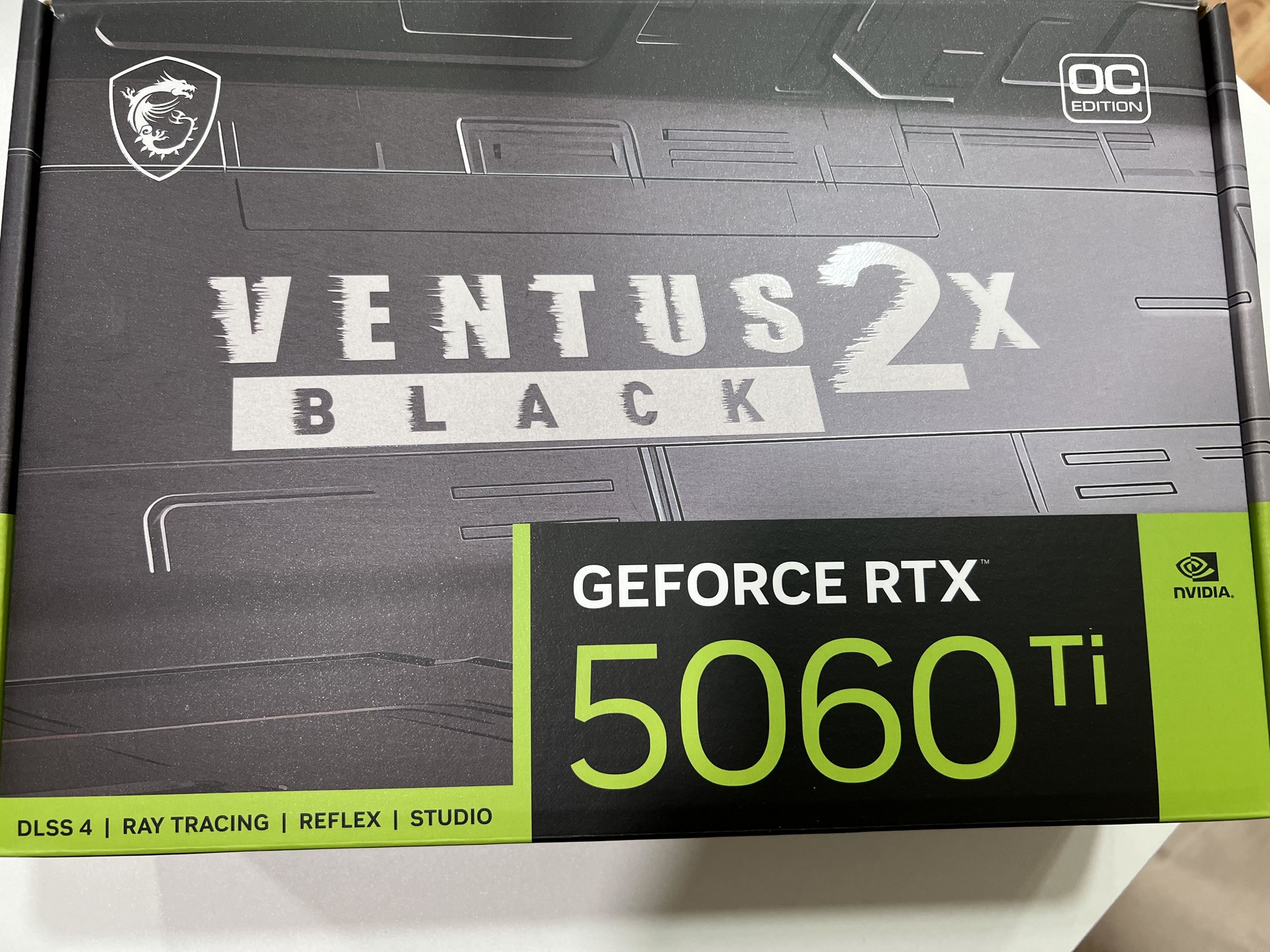 MSI GeForce RTX 5060 Ti VENTUS 2X OC Plus 16GB GDDR7 Dual Fan