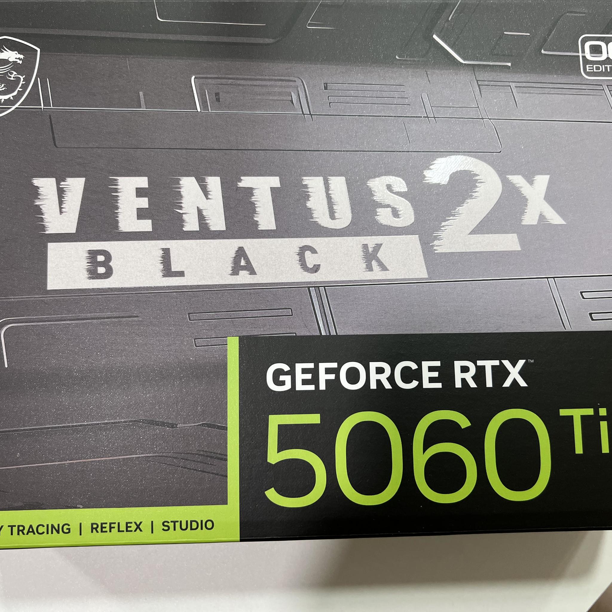 MSI GeForce RTX 5060 Ti VENTUS 2X OC Plus 16GB GDDR7 Dual Fan