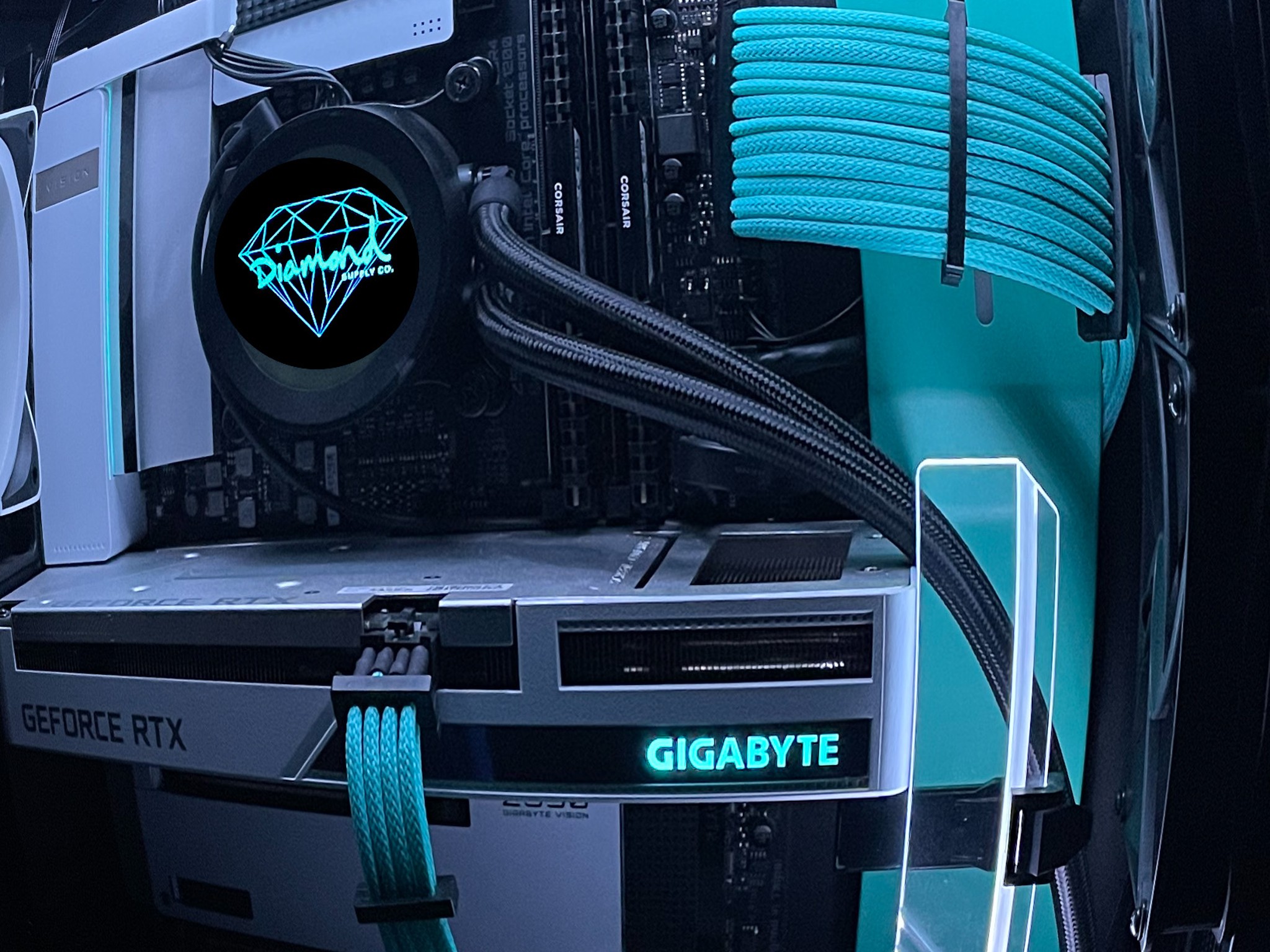 High-End Creator & Gaming PC - i9-11900K, Gigabyte Z590 Vision D, 64GB DDR4, 3TB SSD
