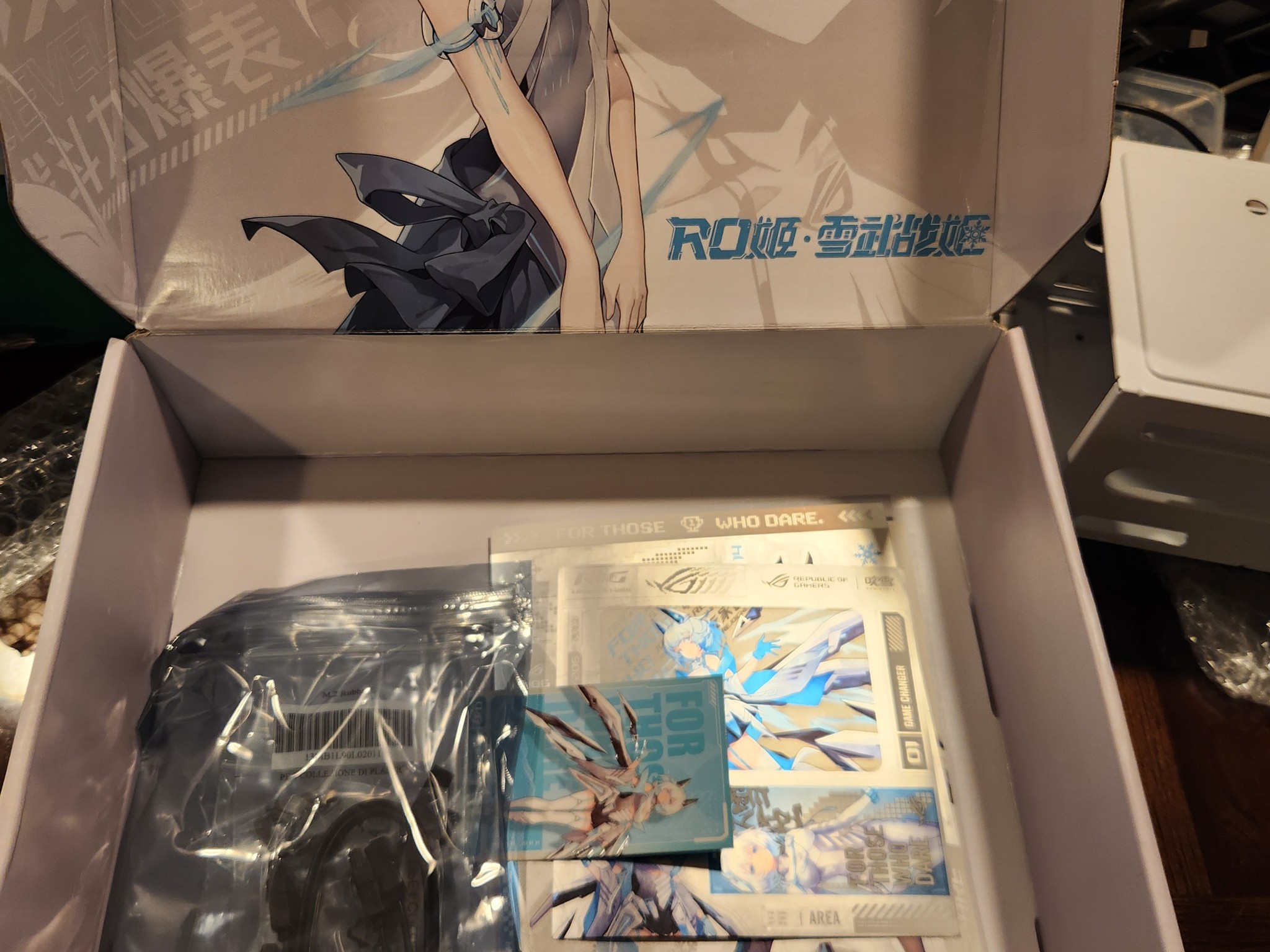 Asus ROG Strix B850-G Fubuki/Blowing Snow version. MATX AM5 Motherboard WiFi7