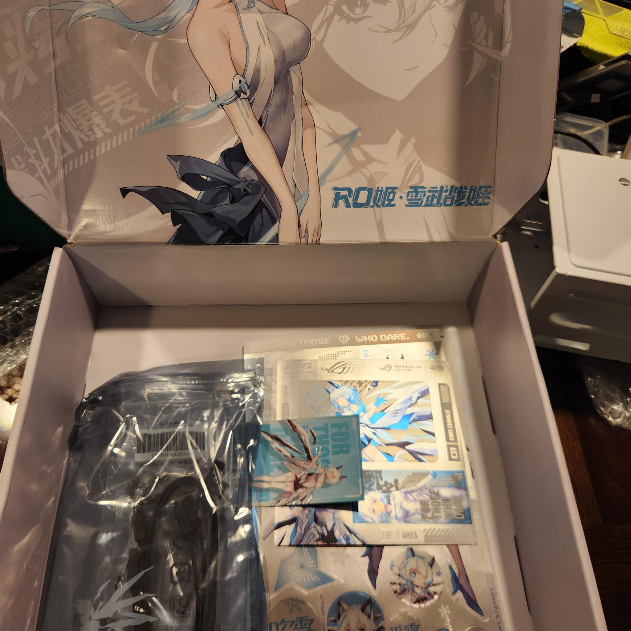 Asus ROG Strix B850-G Fubuki/Blowing Snow version. MATX AM5 Motherboard WiFi7