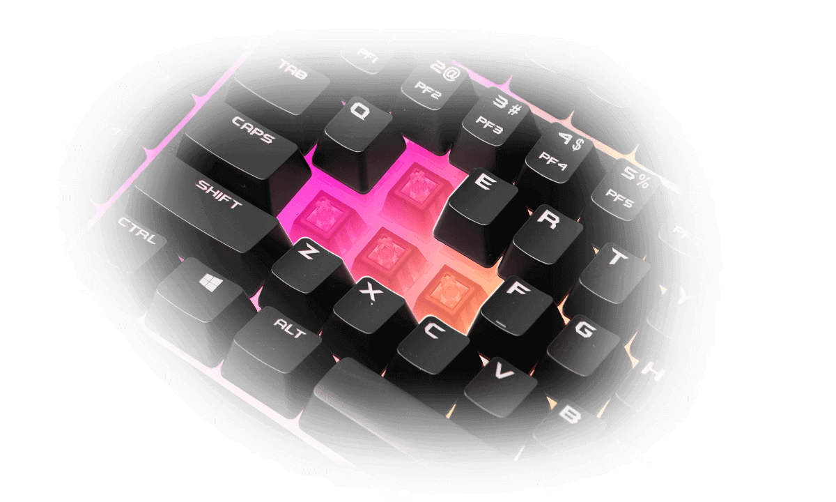 EVGA Z12 RGB Gaming Keyboard, P/N: 834-W0-12US-KR