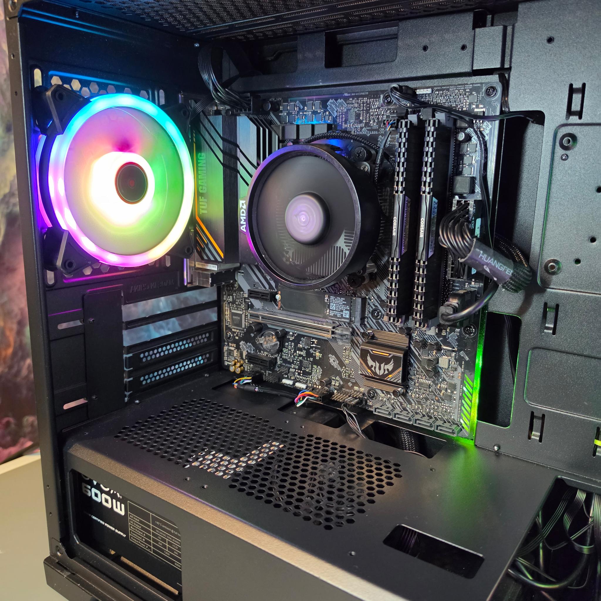 *READ* Ryzen 2200g + 16gb ddr4 Barebones PC Build #68