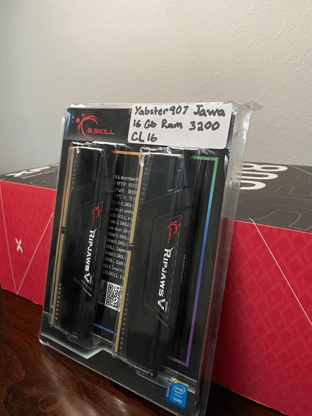 G.Skill Ripjaws V 16 GB (2 x 8 GB) DDR4-3200 CL16 Memory