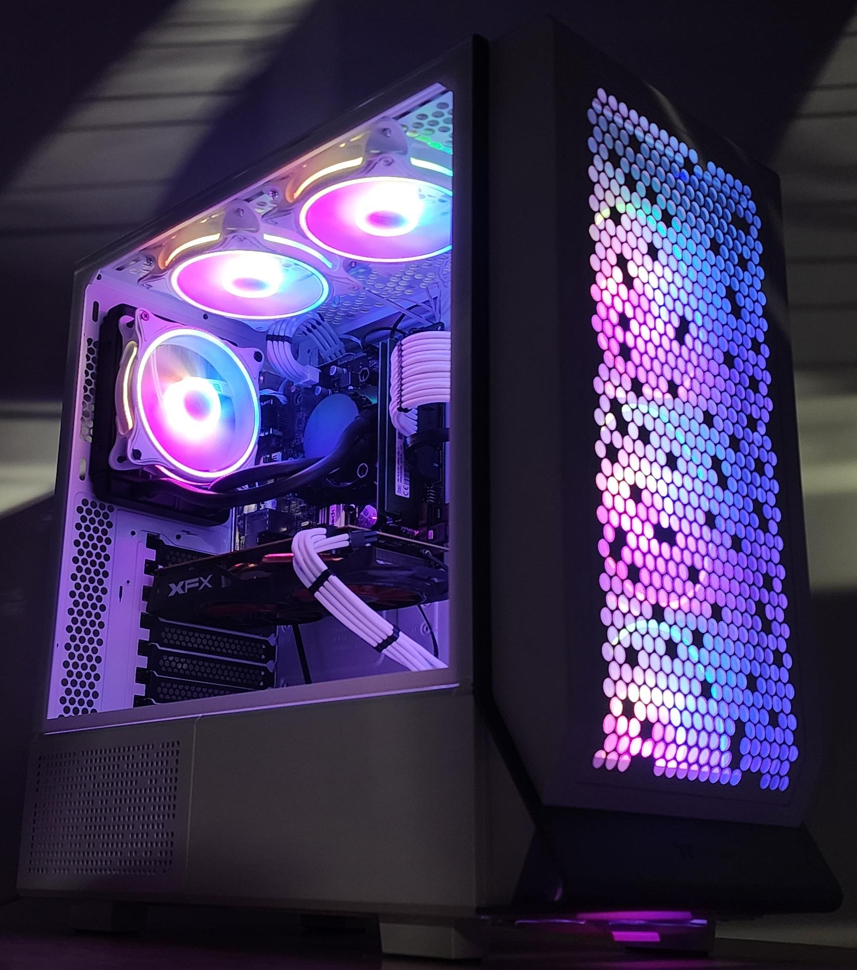 Gaming PC i3-9100F 8GB RAM 128GB SSD + 500GB HDD RX 470 8GB Windows 11 Computer