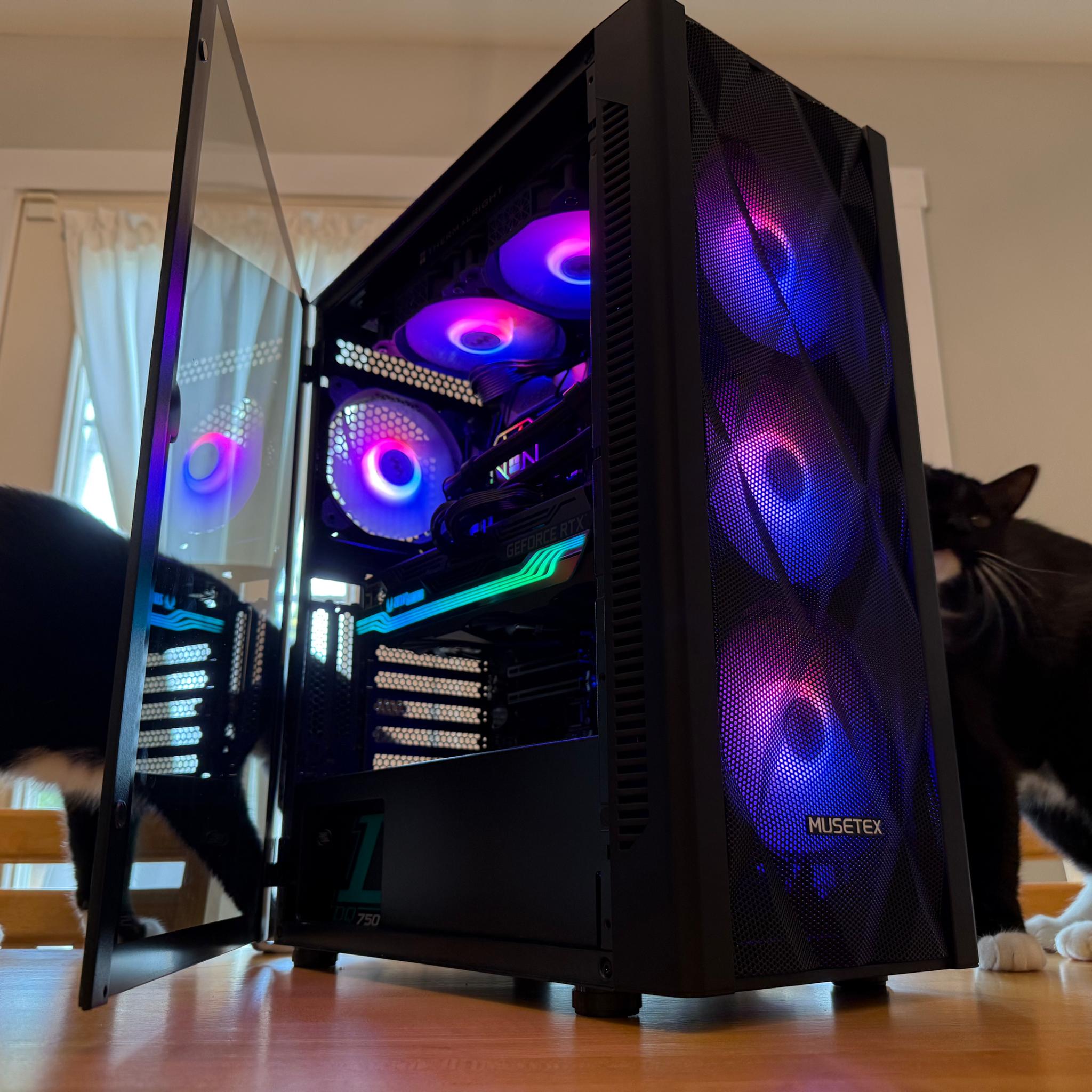 Scratch&Dent RTX 3070ti, Intel i9 9940x QS, 24gb Ram, 1tb SSD, WiFi Equipped ARGB Gaming PC