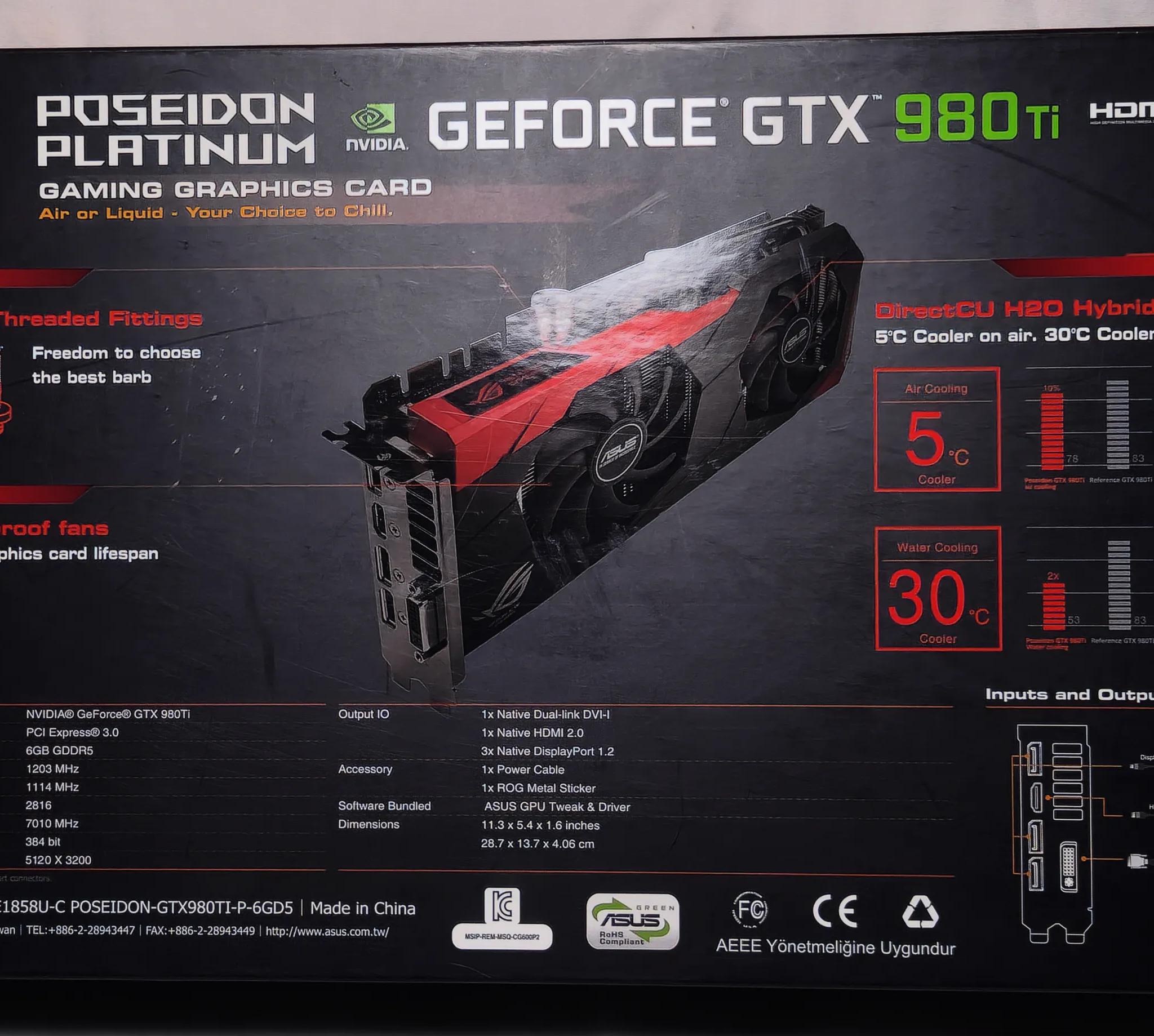 ASUS ROG POSEIDON GTX 980ti Platinum