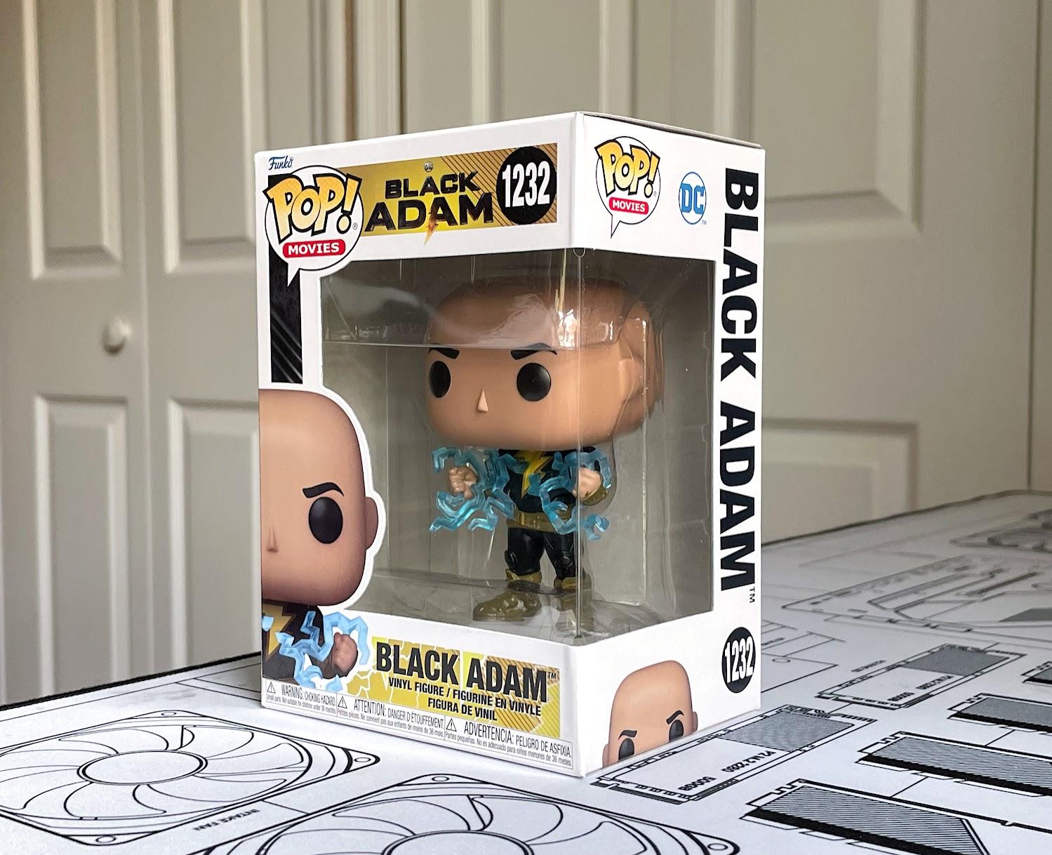 Funko Pop! Movies: Black Adam - Black Adam No Cape with Lighting Chest