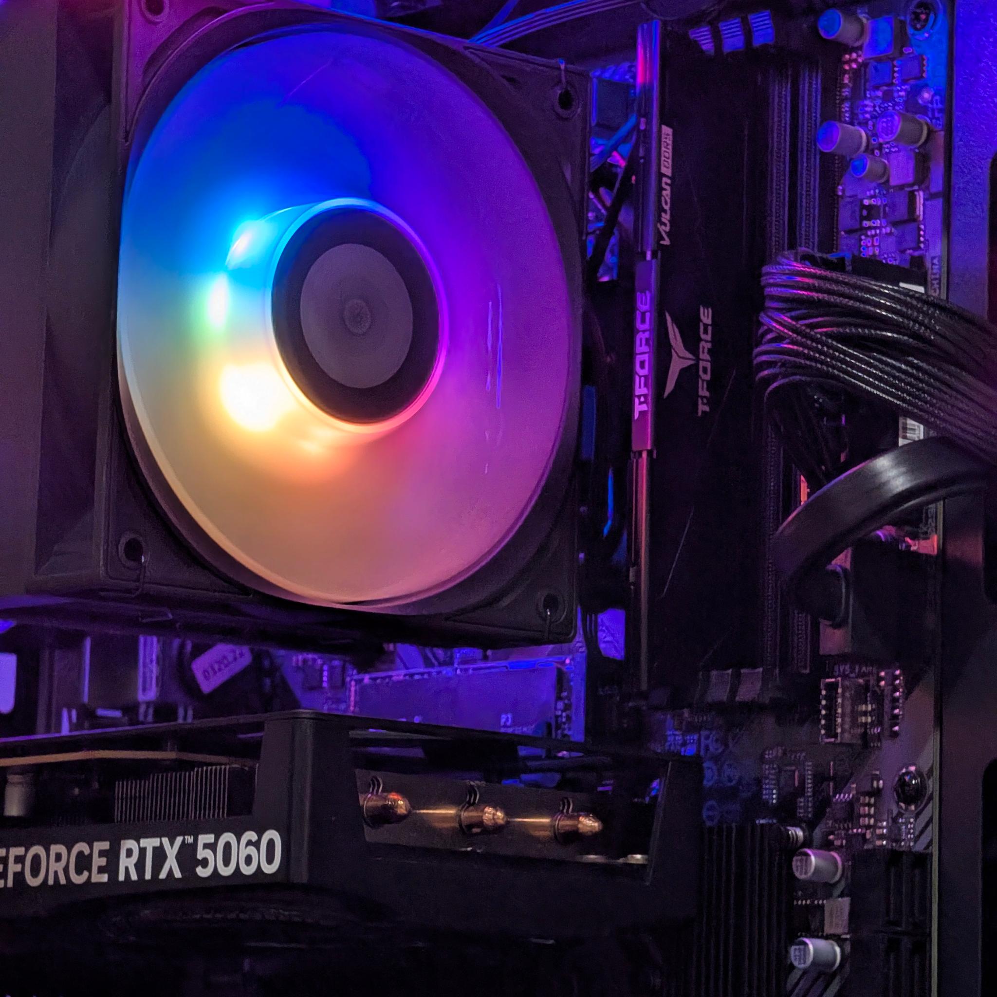 🌈🖤Ryzen 5 8400F | RTX 5060 | 16GB DDR5 | 1TB SSD | Gaming PC🖤🌈
