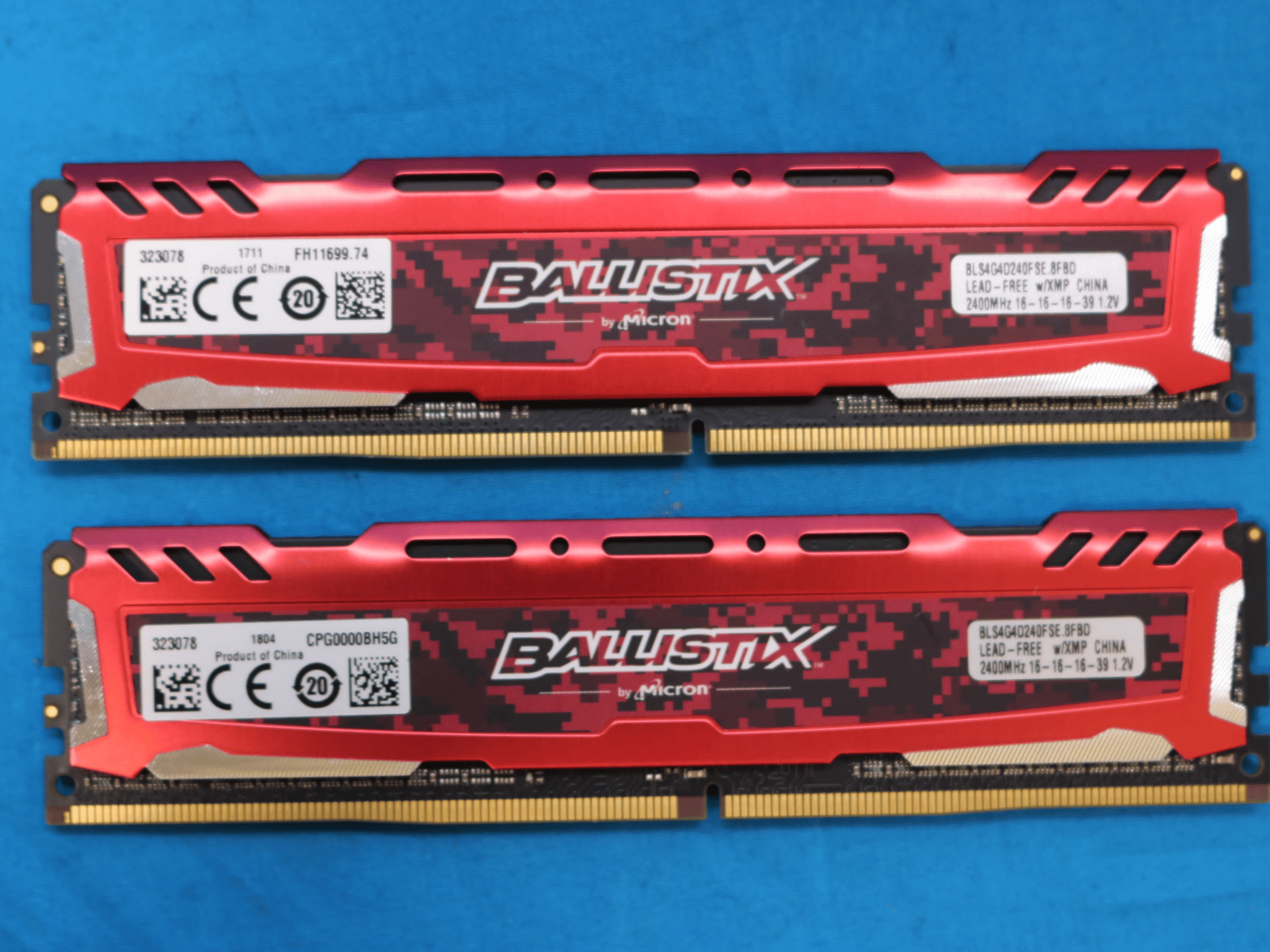 Crucial Ballistix 8GB (2x4GB) DDR4 2400MHz CL16 1.2V BLS4G4D240FSE.8FBD