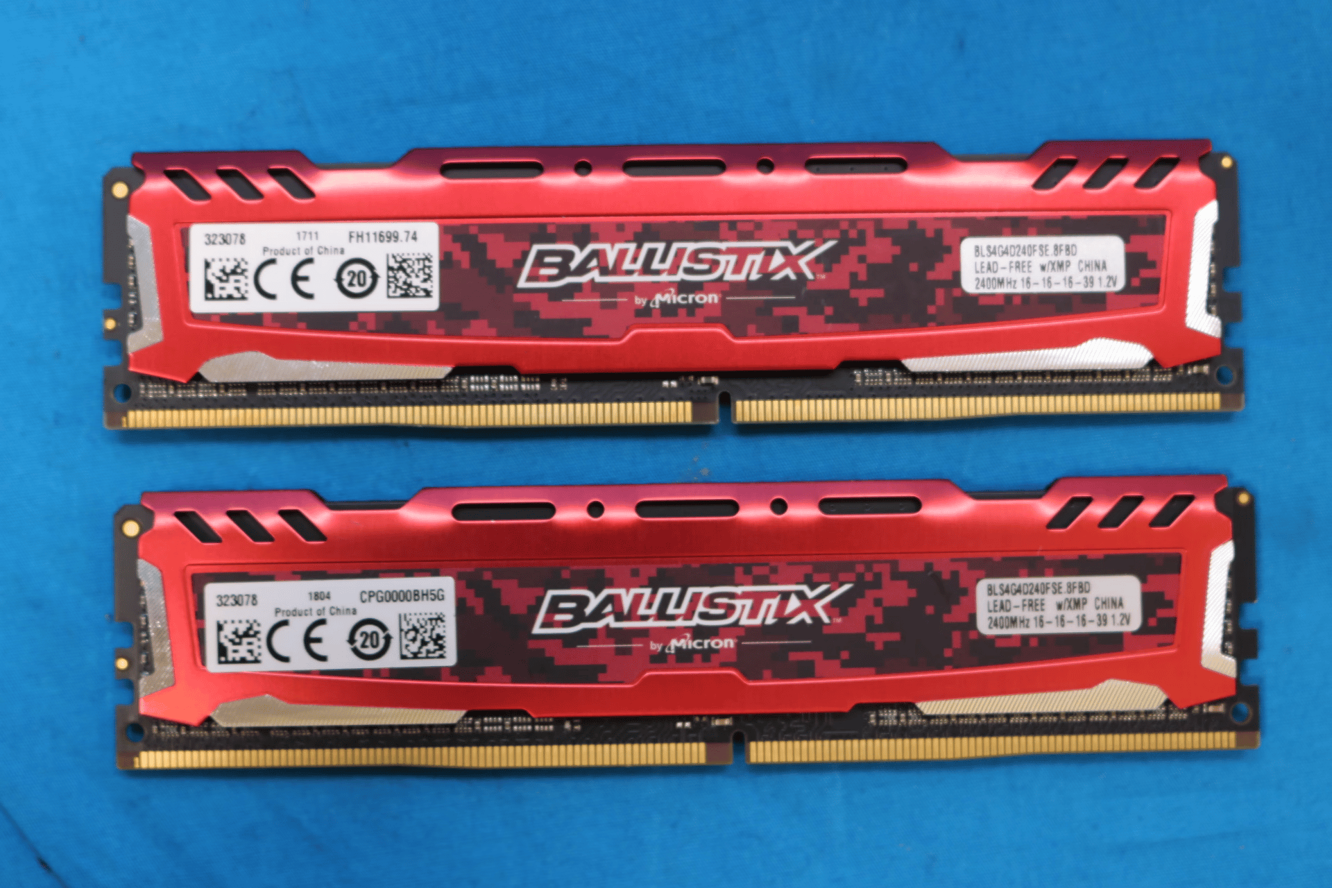Crucial Ballistix 8GB (2x4GB) DDR4 2400MHz CL16 1.2V BLS4G4D240FSE.8FBD