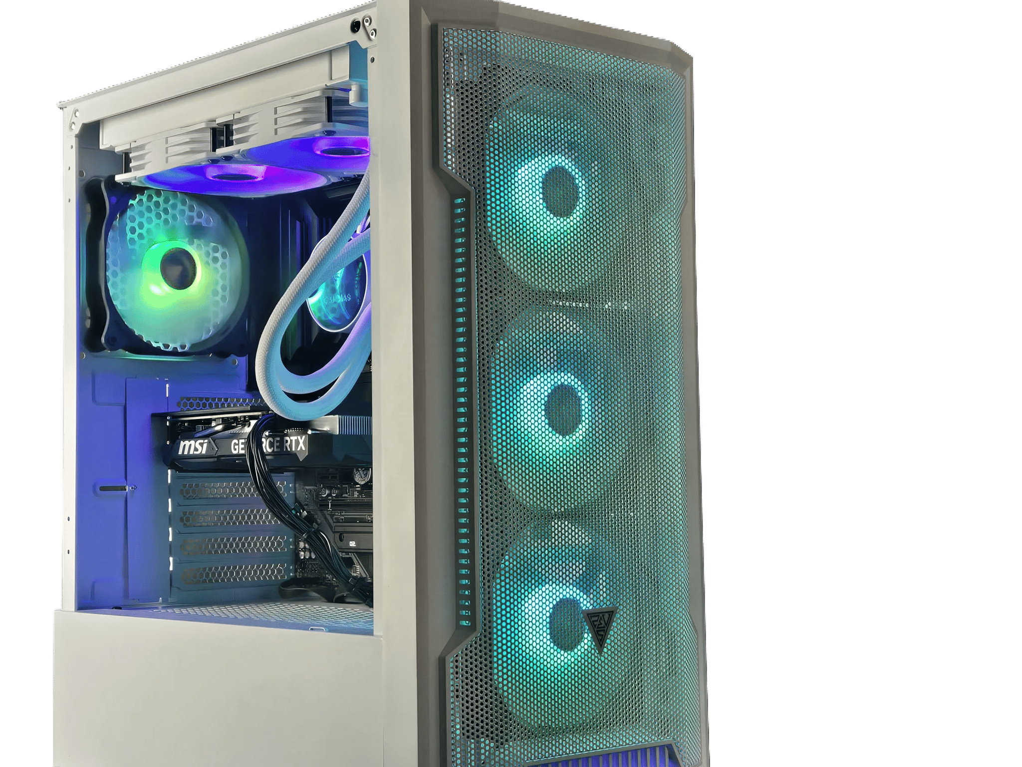 Clutch Computer Valyrian Pro Gaming PC w/Ryzen 5 5600x/RTX 4060 Ti 8gb/240MM Liquid Cooled/1TB SSD