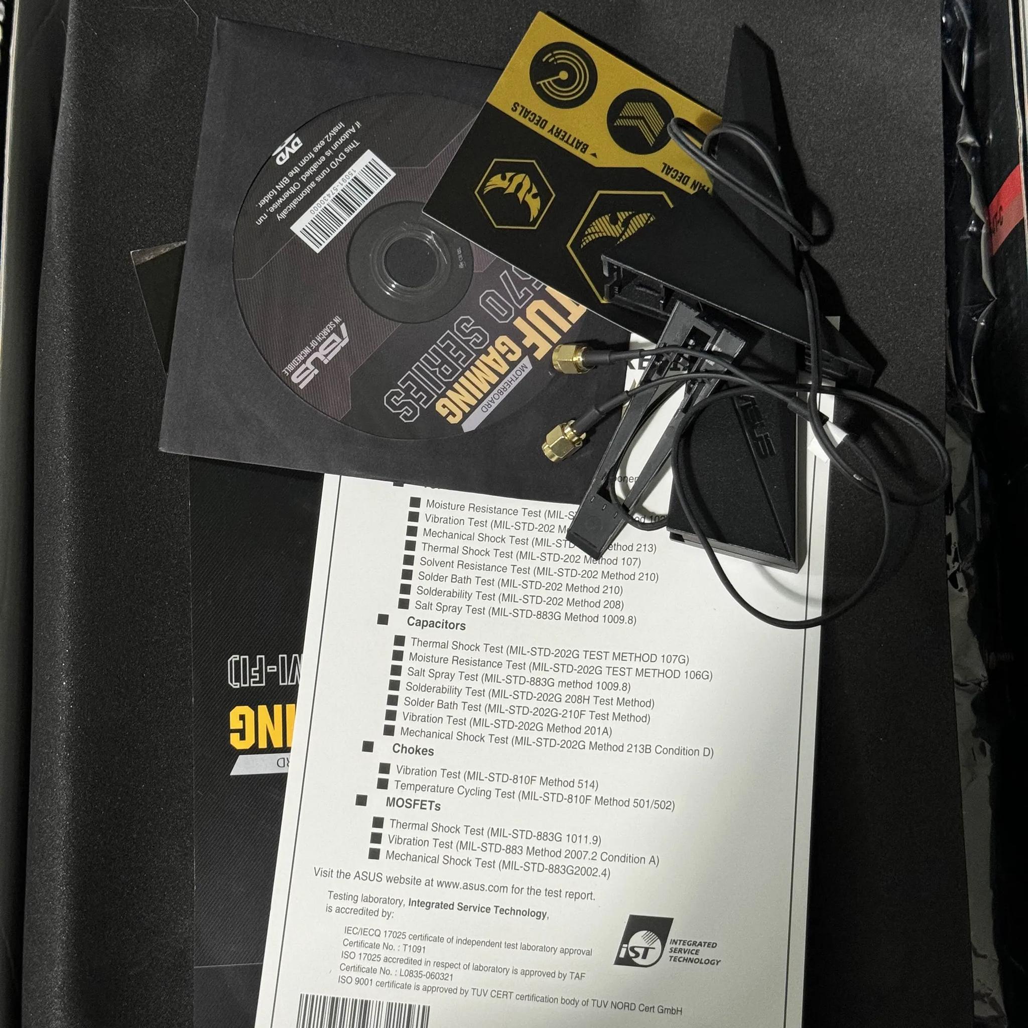 ASUS X570 TUF Plus Wifi (ALL ACCESSORIES INCLUDED, SEE DESCRIPTION)