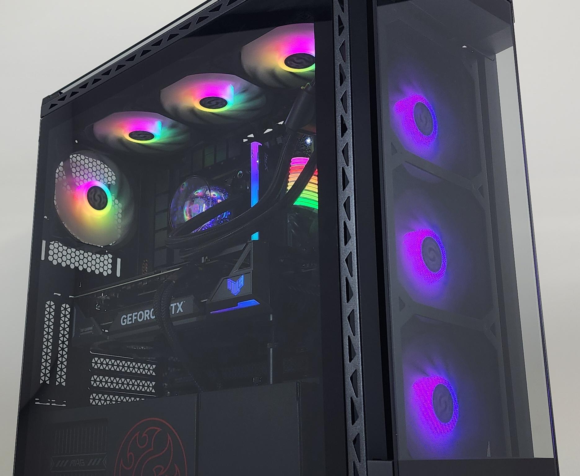Gaming PC Ryzen 7 7700X 16GB RAM 1TB SSD RTX 4070 Ti 12GB Windows 11 Computer