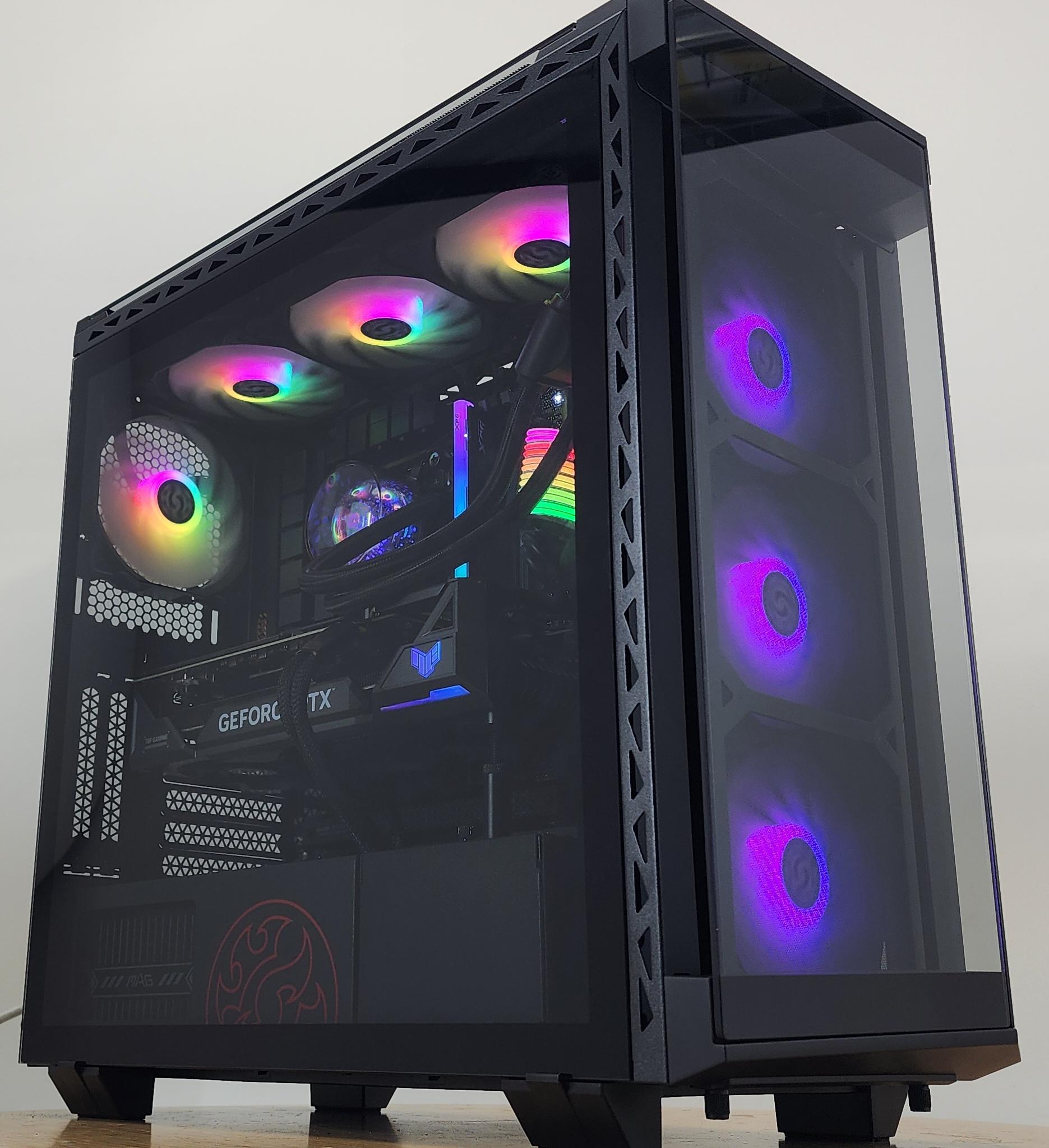 Gaming PC Ryzen 7 7700X 16GB RAM 1TB SSD RTX 4070 Ti 12GB Windows 11 Computer