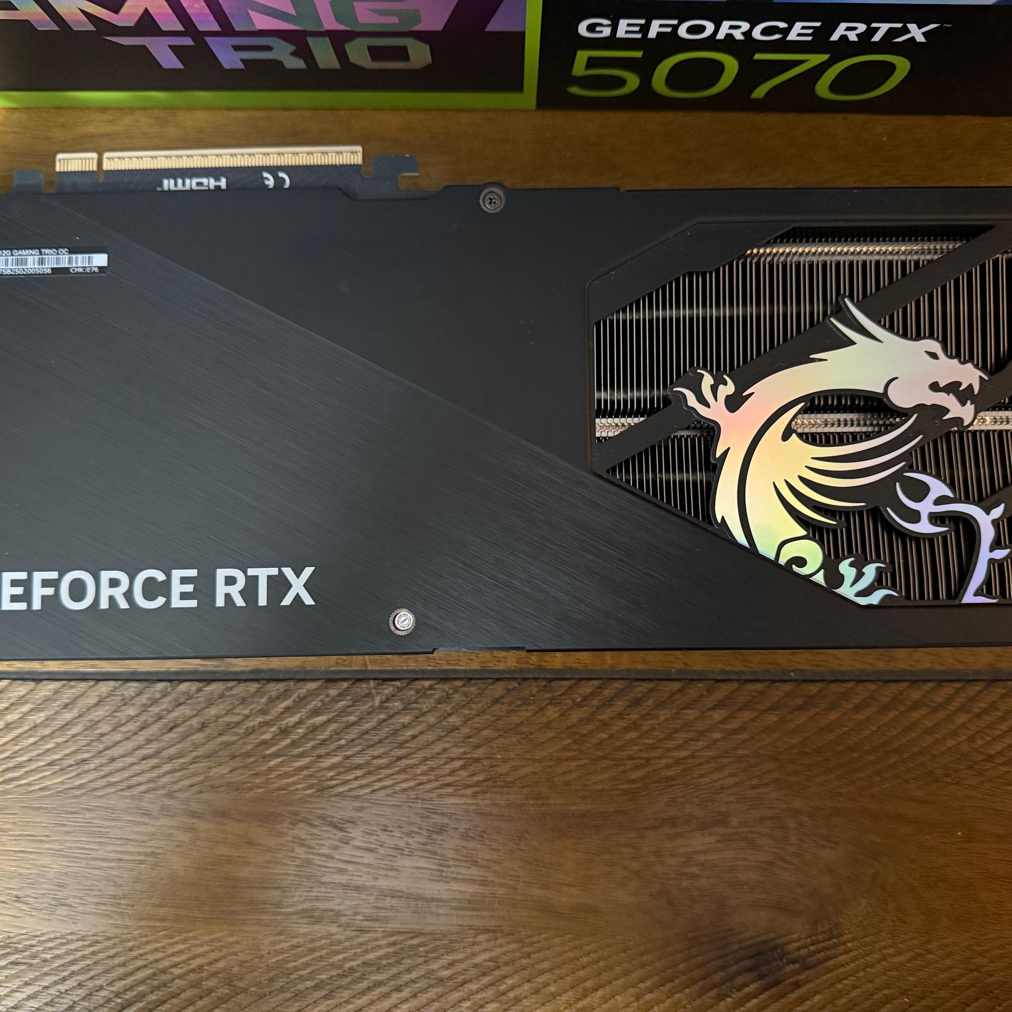 MSI GeForce RTX 5070 12G GAMING TRIO OC