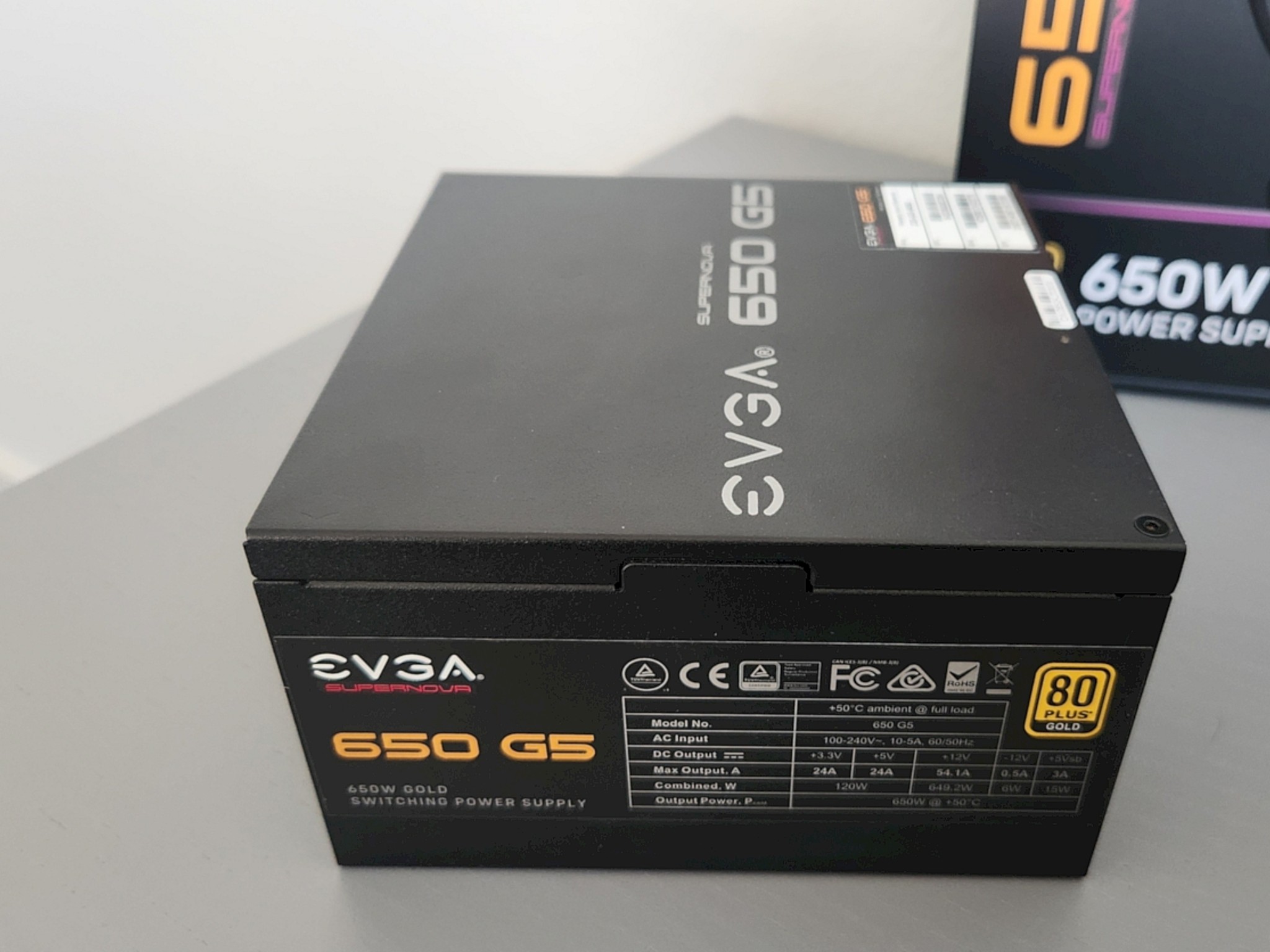EVGA SuperNova 650 G5 80 Plus Gold 650W Fully modular PSU