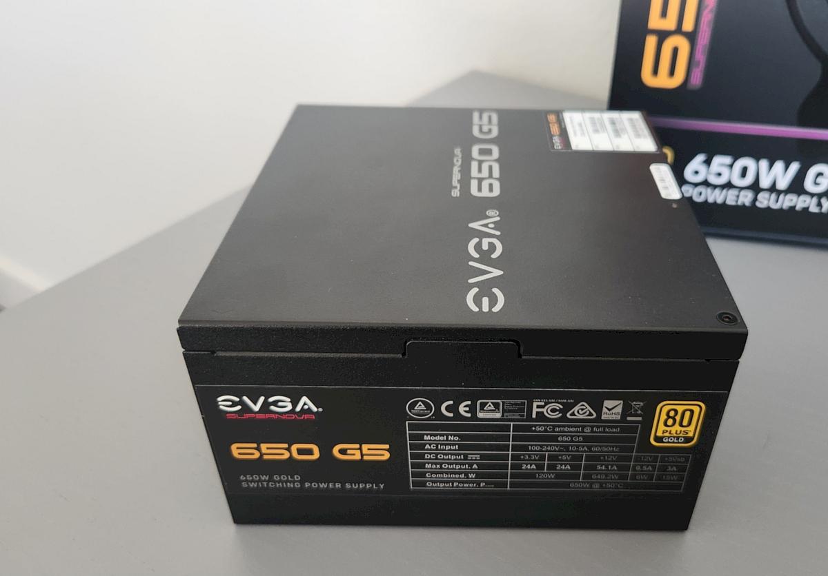 EVGA SuperNova 650 G5 80 Plus Gold 650W Fully modular PSU