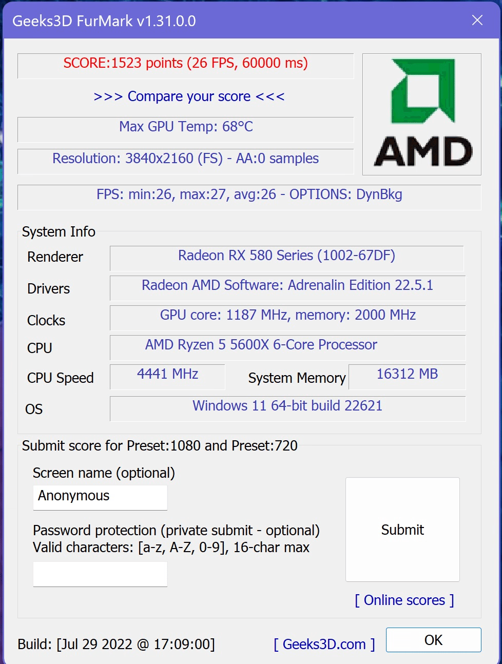 XFX RX 580 8Gb Radeon GPU