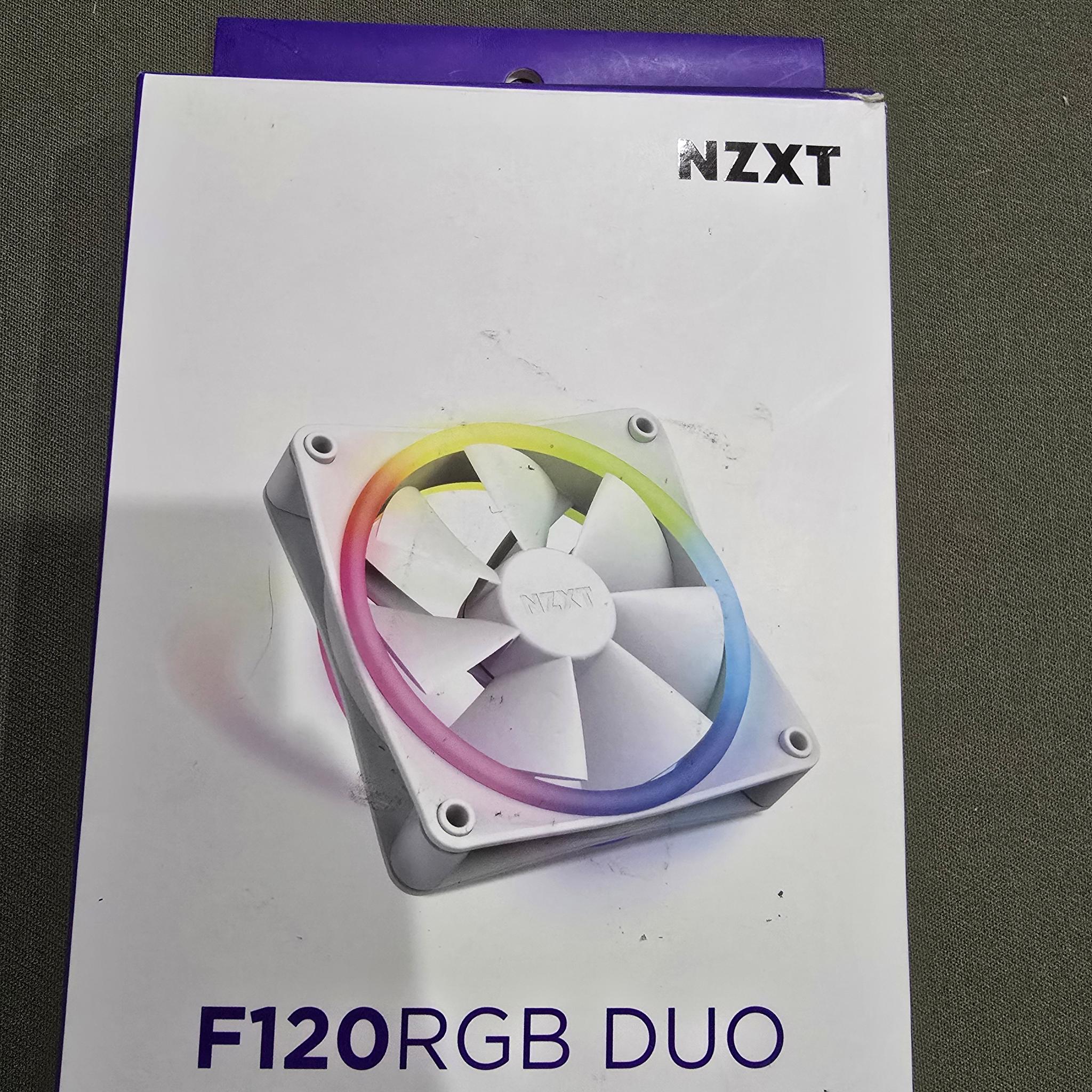 NZXT F120RGB Duo - 120mm Dual-Sided RGB Fan USED