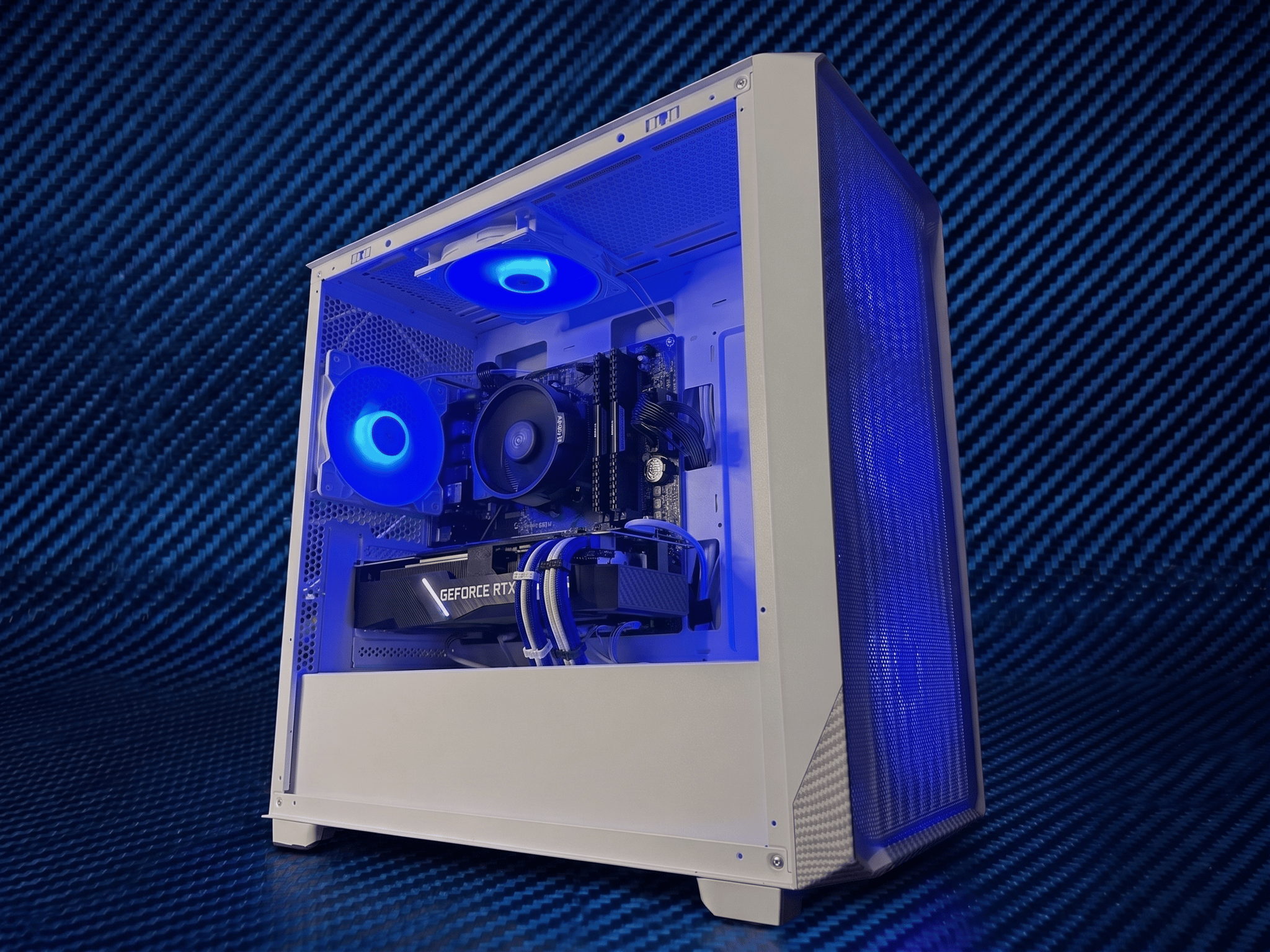 🔵⚡ BLUE FIBER ⚡🔵 Ryzen 5 5500| RTX 2080 Super | 16 GB DDR4| 1 TB SSD| 650W PSU