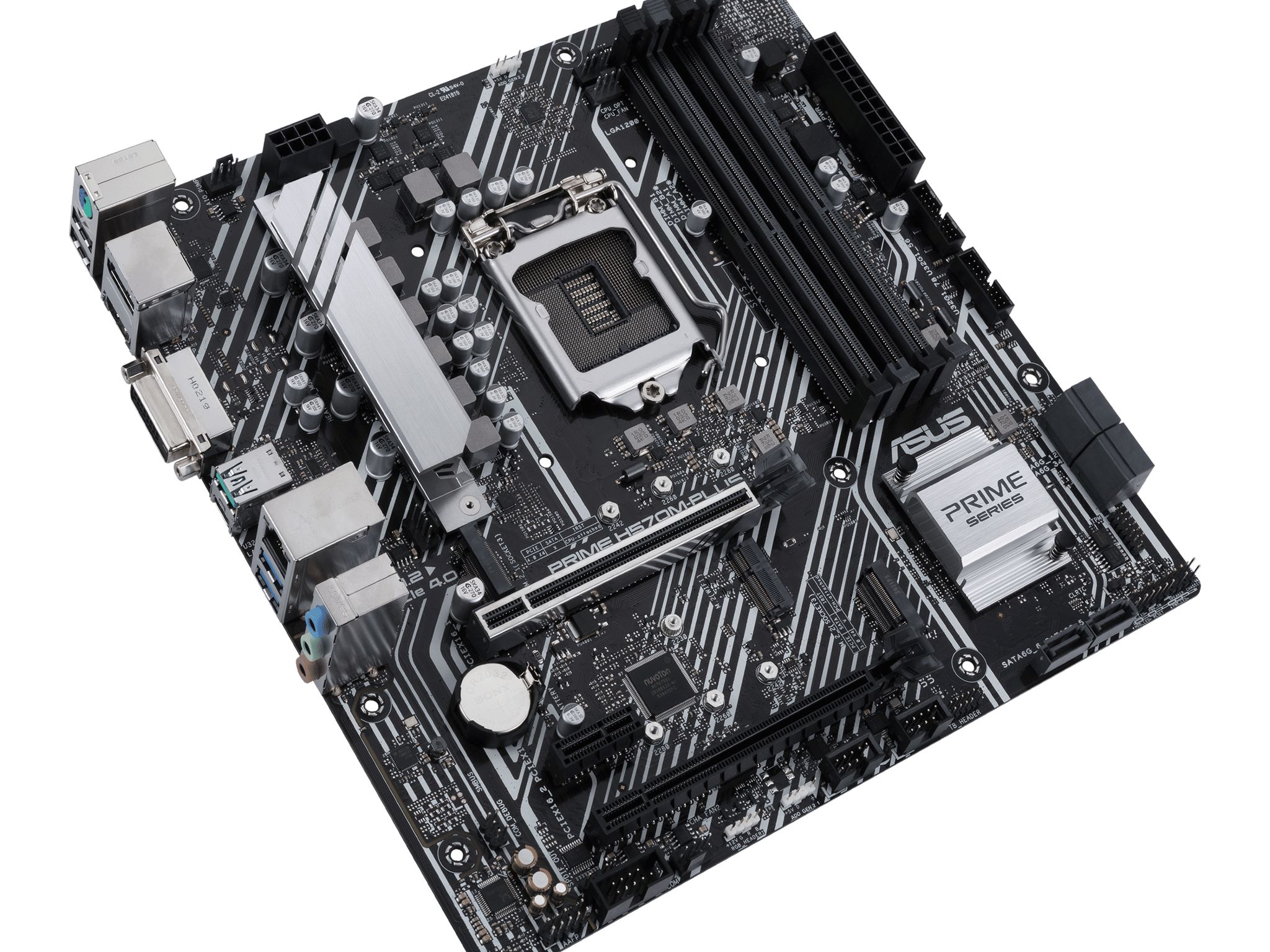 ASUS PRIME H570M-PLUS Intel H570 LGA 1200 microATX DDR4 Desktop Motherboard