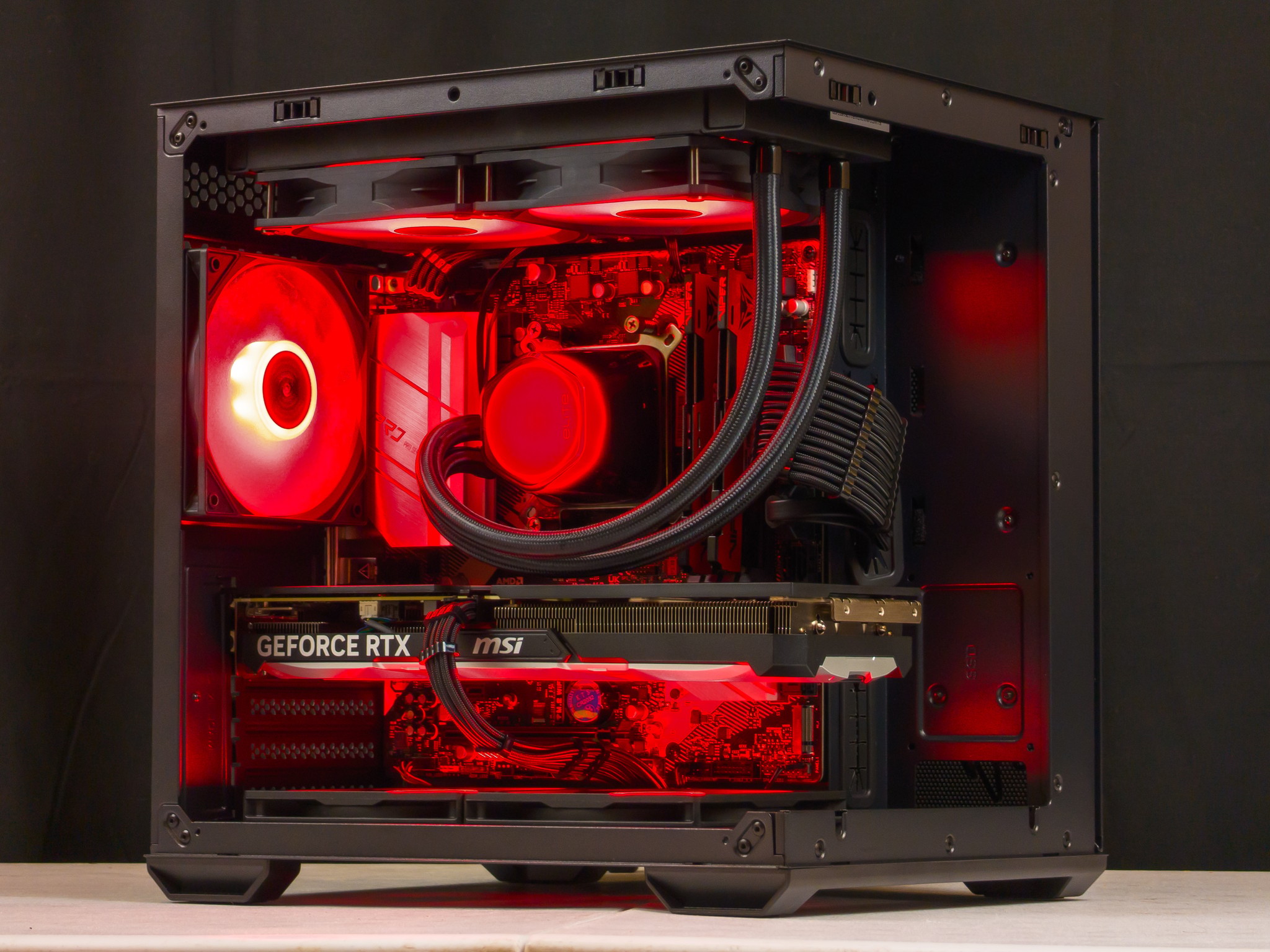 ❤️🖤 RTX 4060 Ti / Ryzen 7 3700X / 32GB Gaming PC 🖤❤️