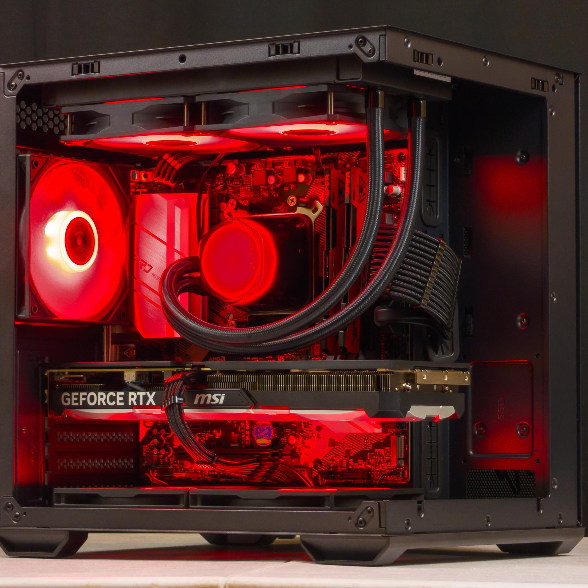 ❤️🖤 RTX 4060 Ti / Ryzen 7 3700X / 32GB Gaming PC 🖤❤️