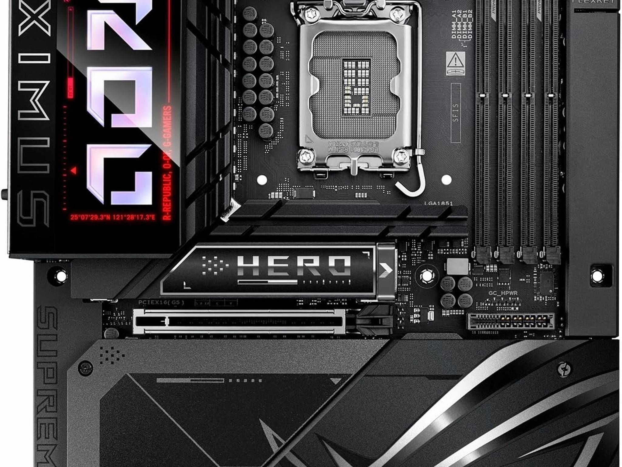 ASUS ROG MAXIMUS Z890 HERO BTF Intel Z890 LGA 1851 ATX DDR5 Desktop Motherboard