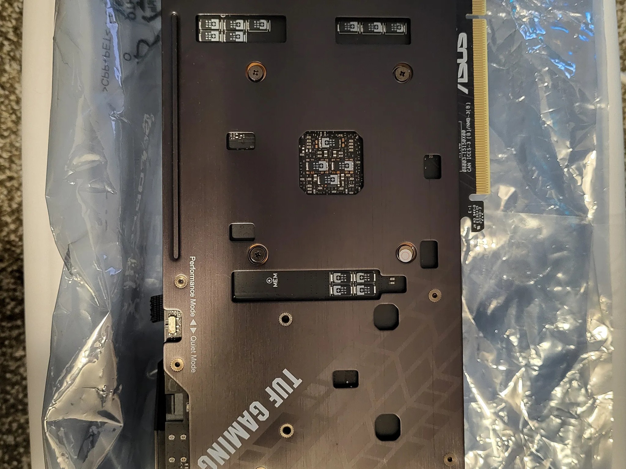 Rtx 3060 12GB Asus Tuf Gaming Card bad Display Ports