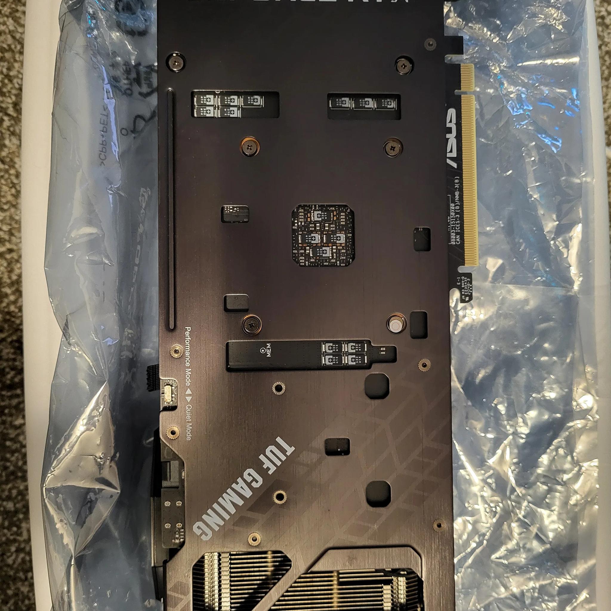 Rtx 3060 12GB Asus Tuf Gaming Card bad Display Ports