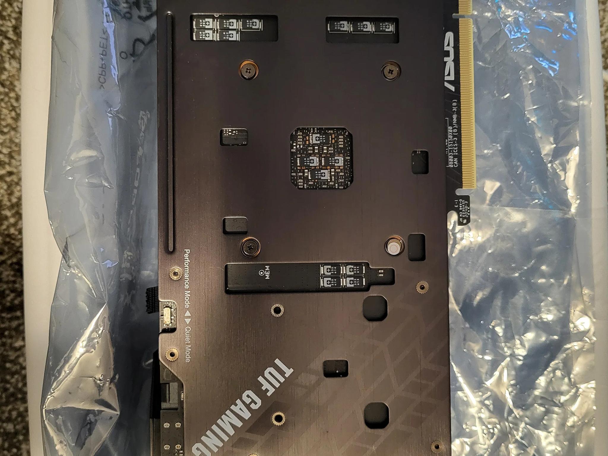 Rtx 3060 12GB Asus Tuf Gaming Card bad Display Ports