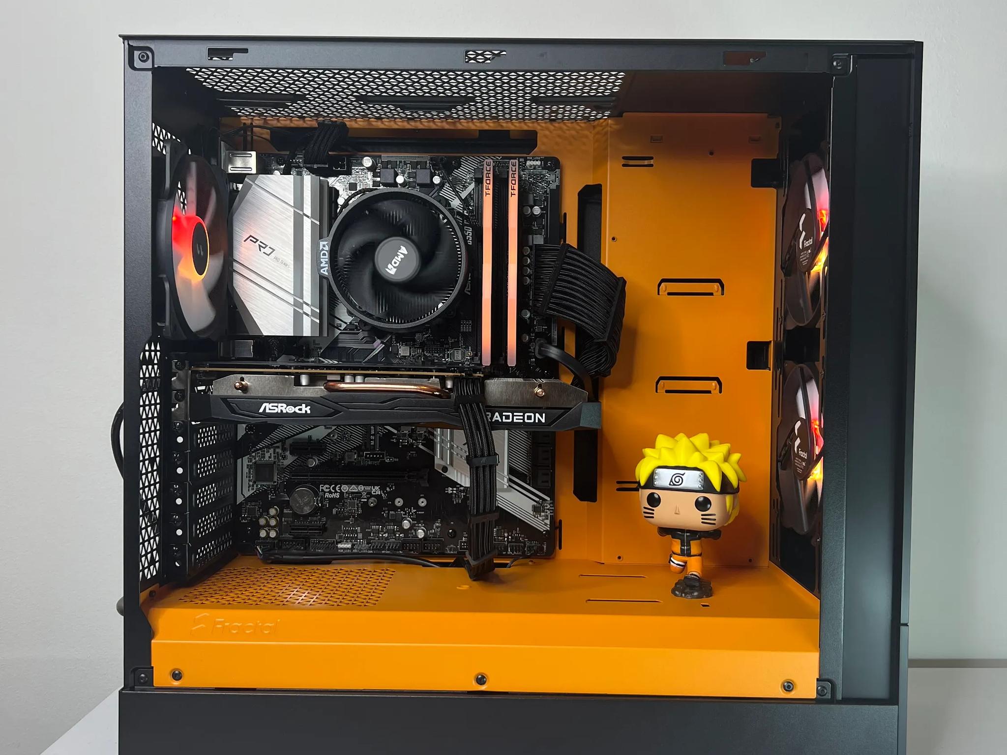 🔶🦊🖤Naruto | Ryzen 5 5600G | RX 6650xt 8GB | 16GB RAM 🖤🦊🔶