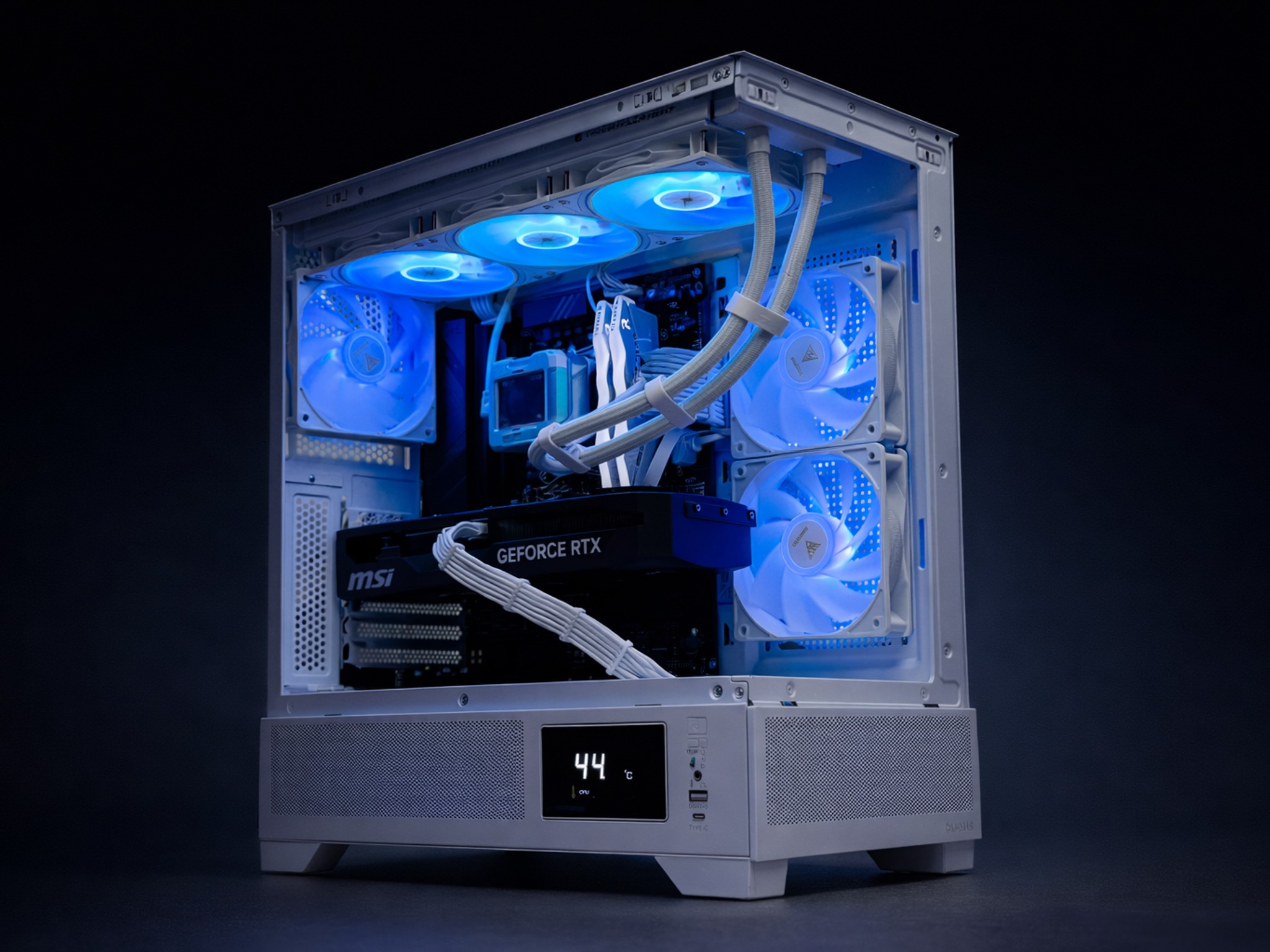 PLAY TODAY UPGRADE LATER  7800x3d/5070/16g DDR5 2tb total storage/750watt psu /360mm AIO