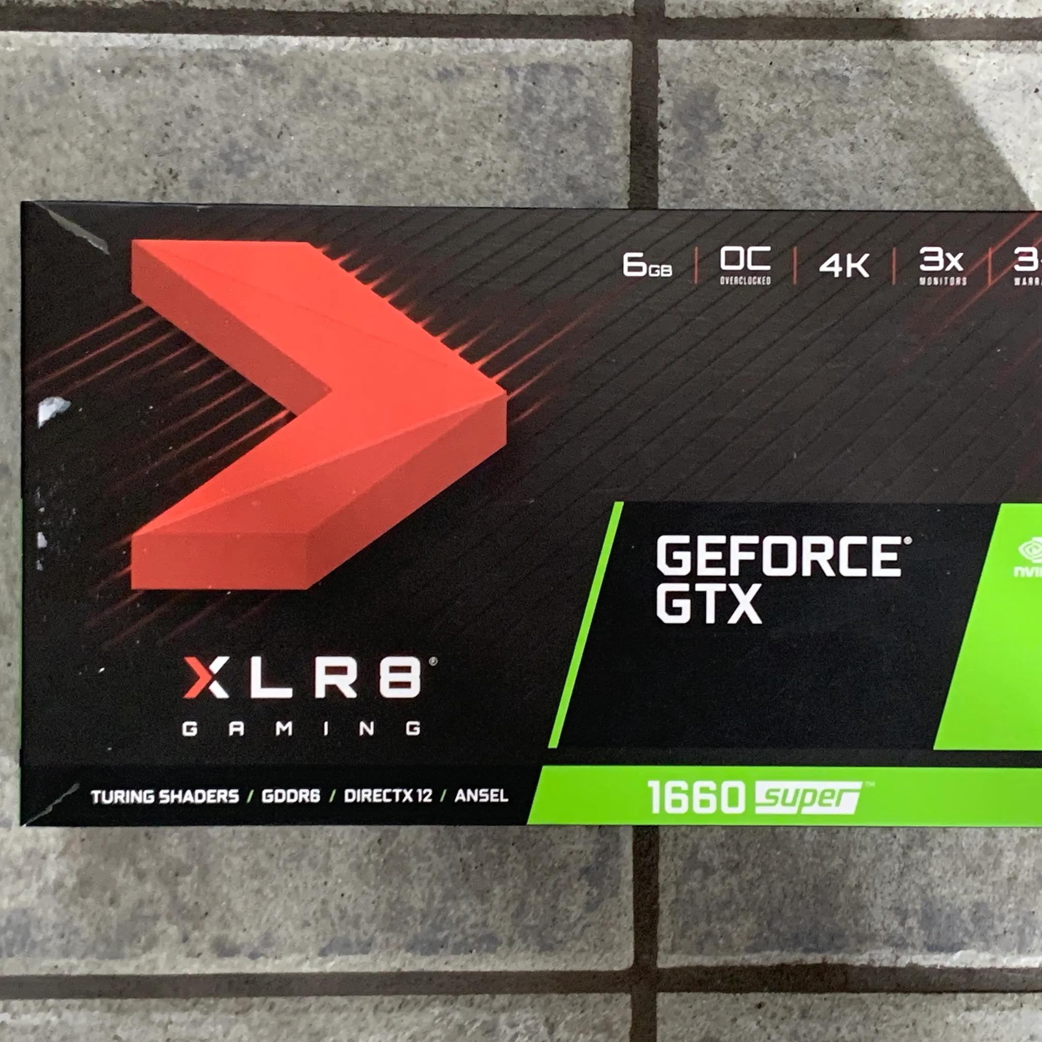 PNY GeForce GTX 1660 Super 6GB XLR8 Gaming. used